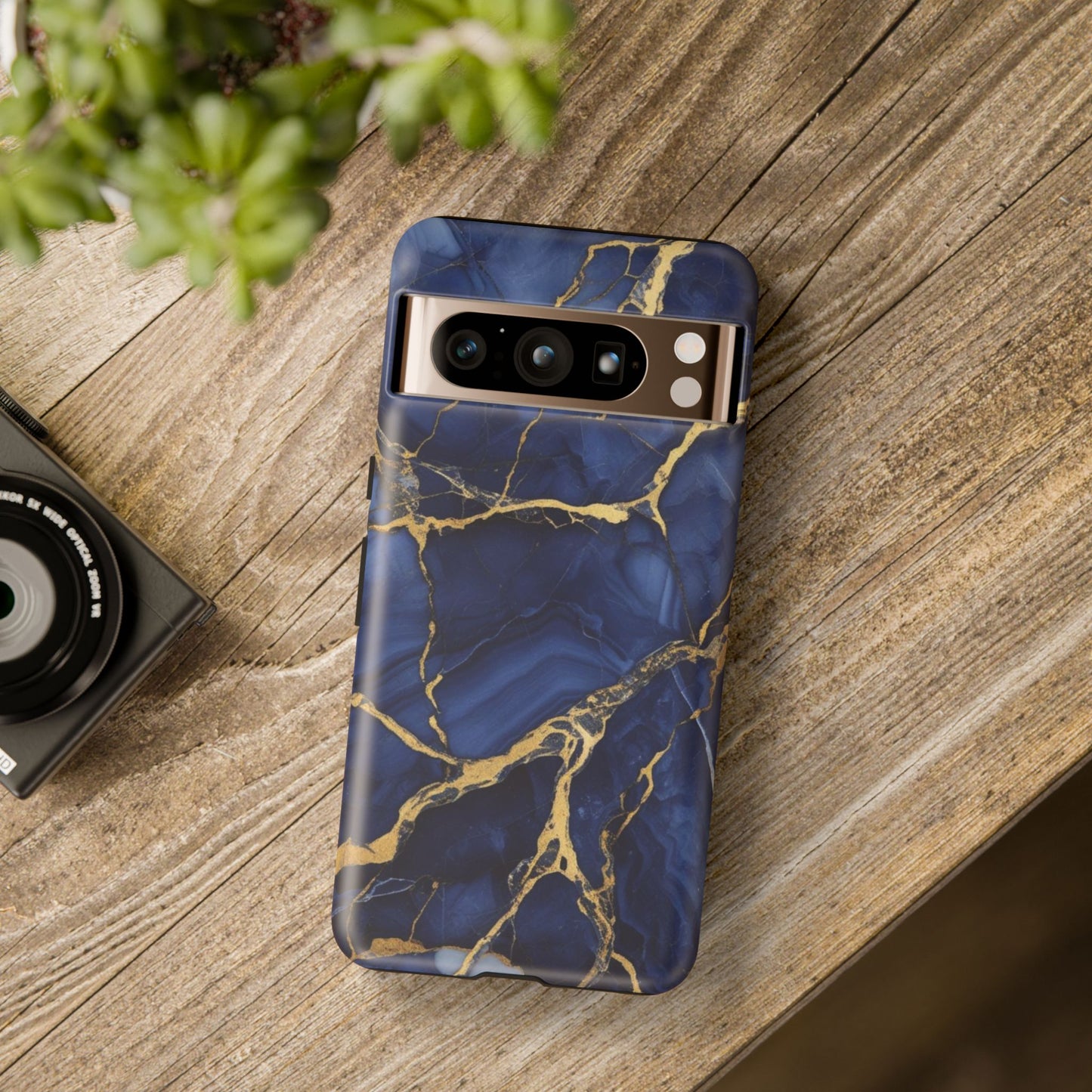 Indigo Marble Tough Cases