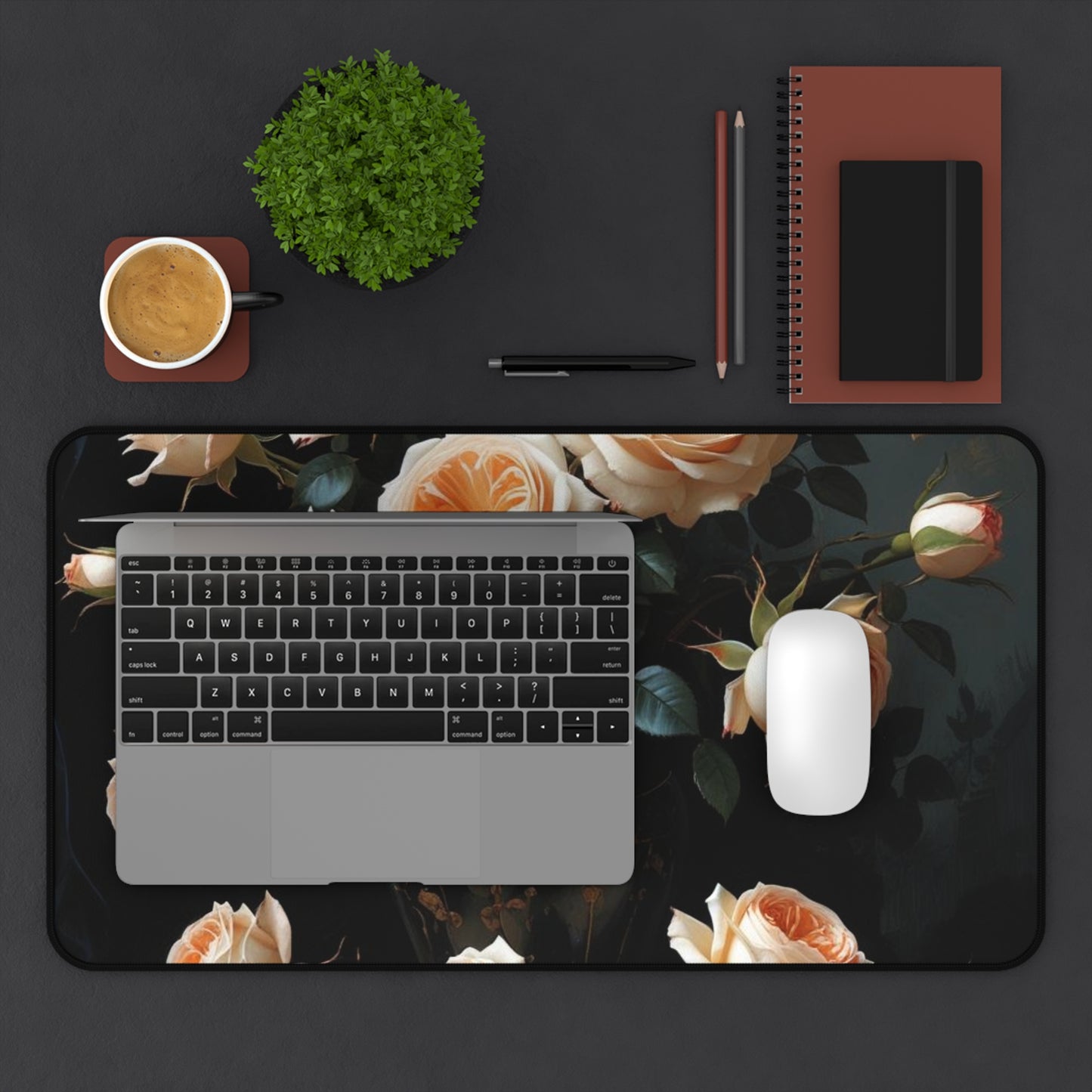 Evening Bloom Desk Mat