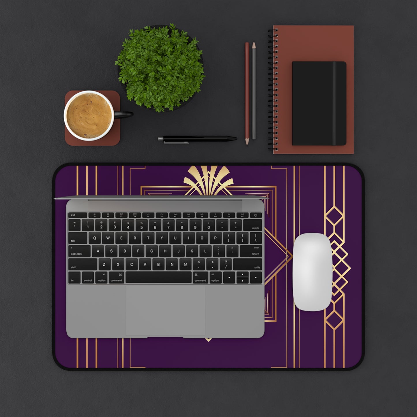 Business 2 (Purple) Desk Mat