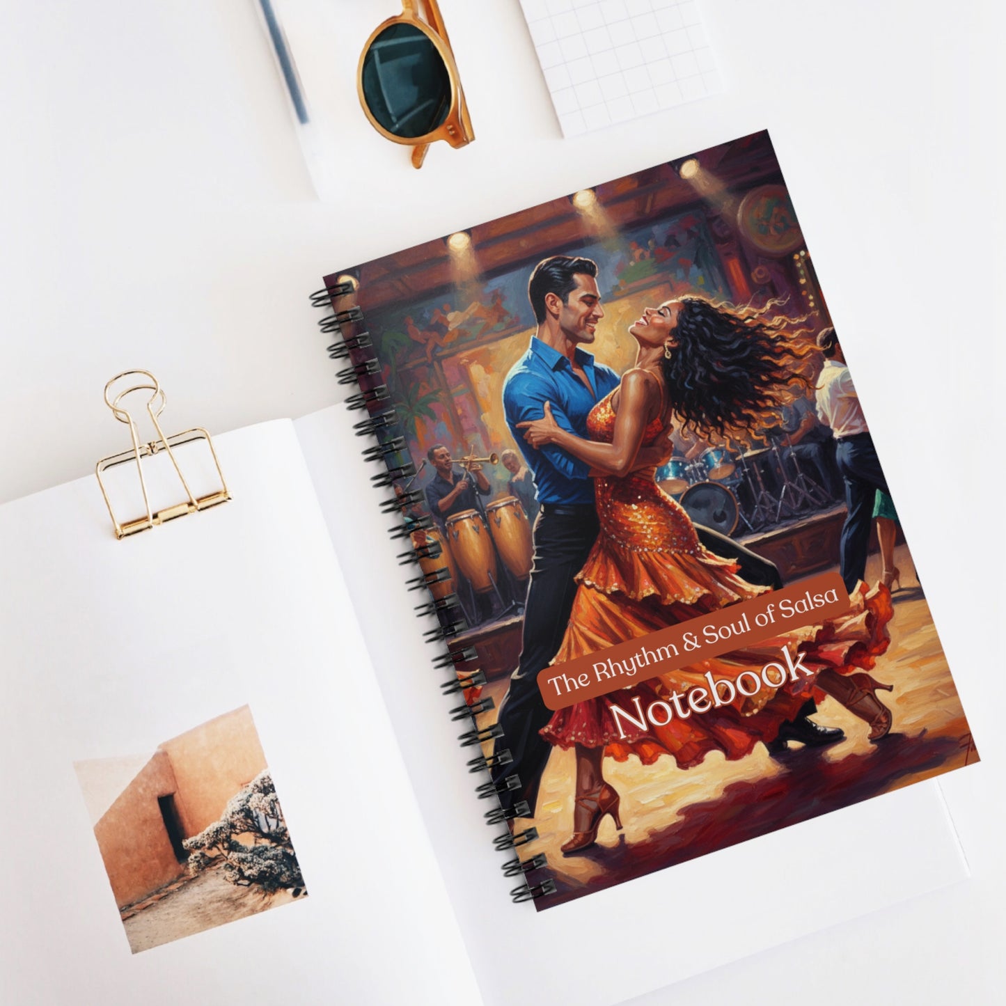 The Rhythm & Soul of Salsa Spiral Notebook - Ruled Line