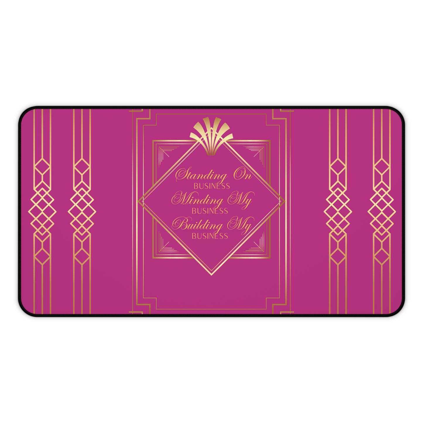 Business 2 (Pink) Desk Mat
