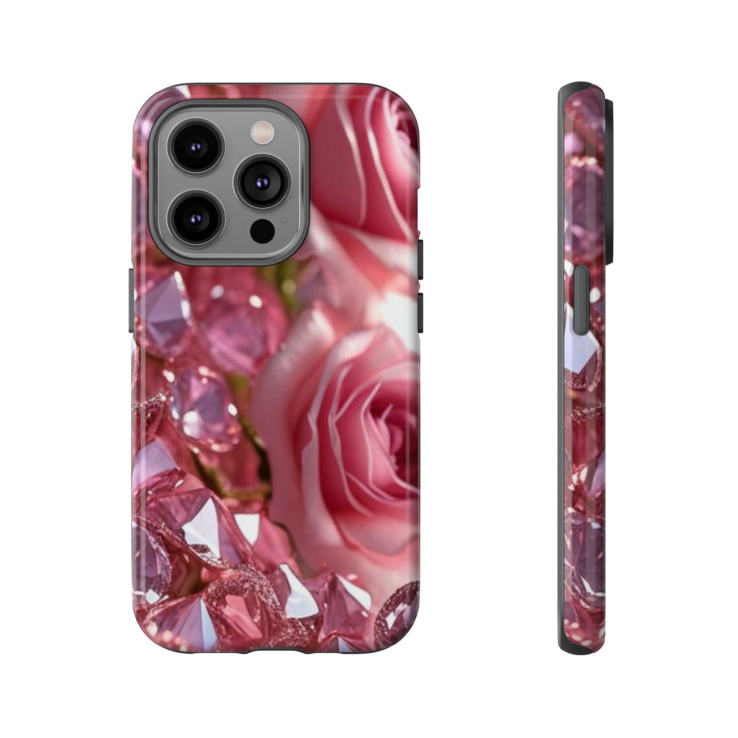 Pink Diamonds & Petals Tough Cases