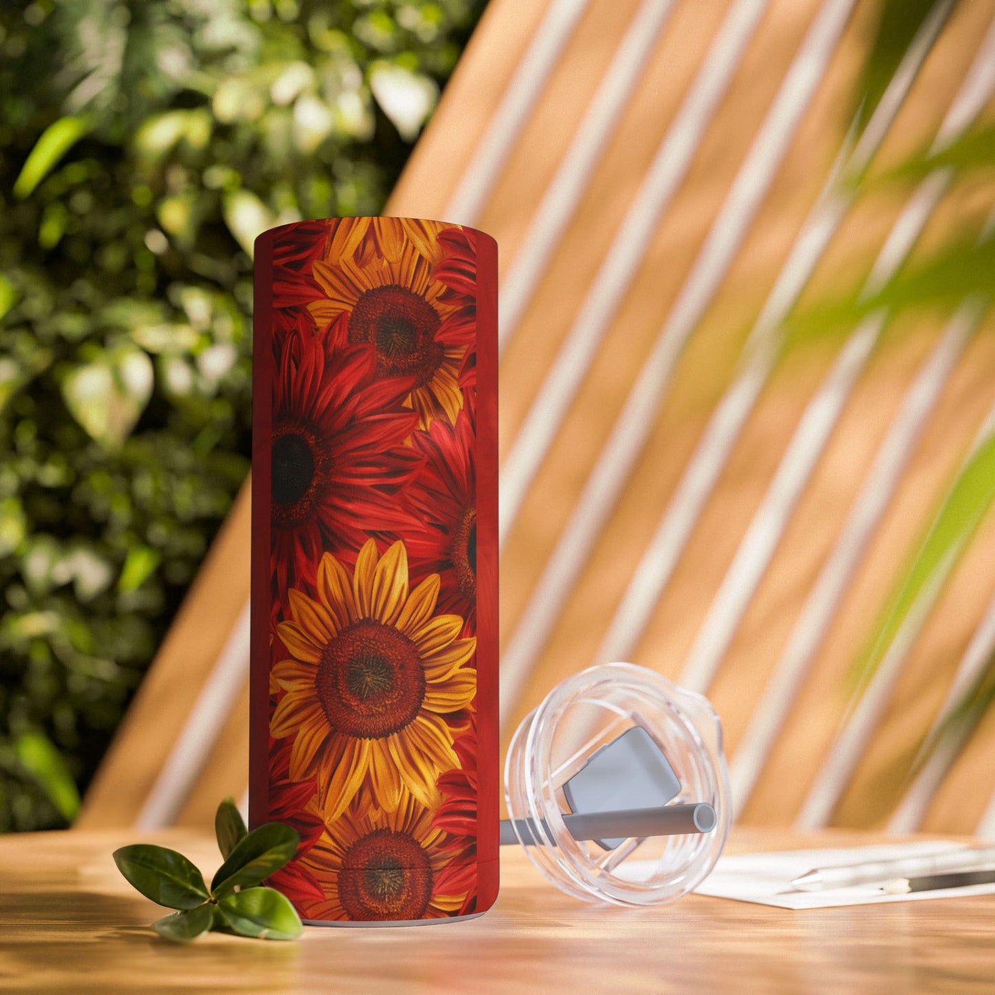 Crimson Gold Maars Maker Skinny Matte Tumbler, 20oz