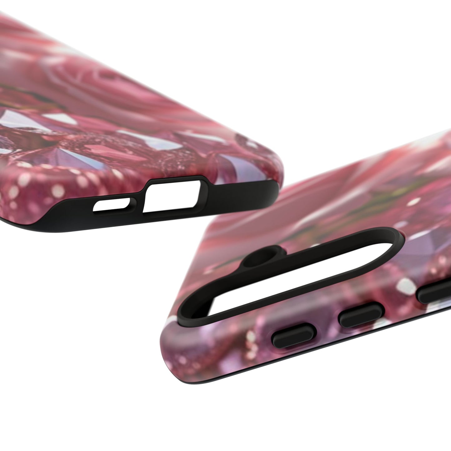 Pink Diamonds & Petals Tough Cases