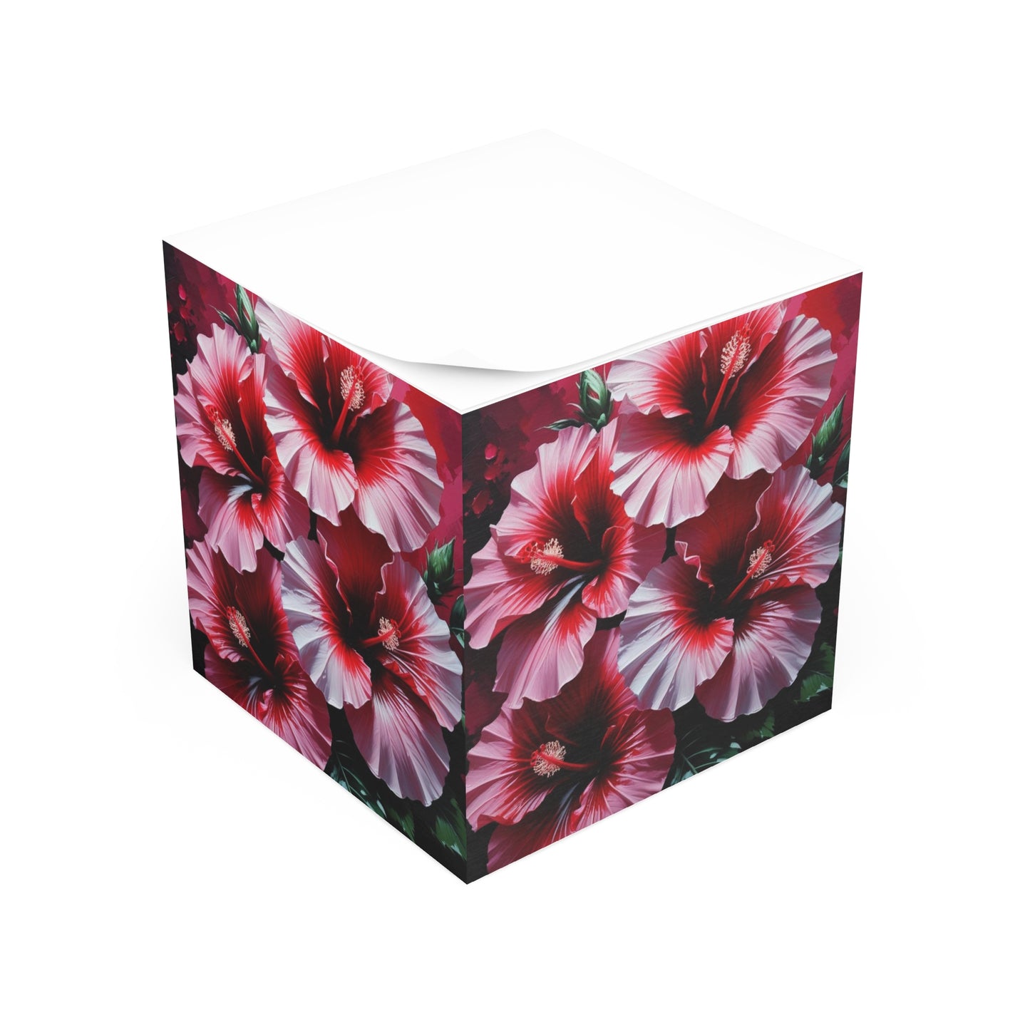 Hibiscus Bloom Note Cube