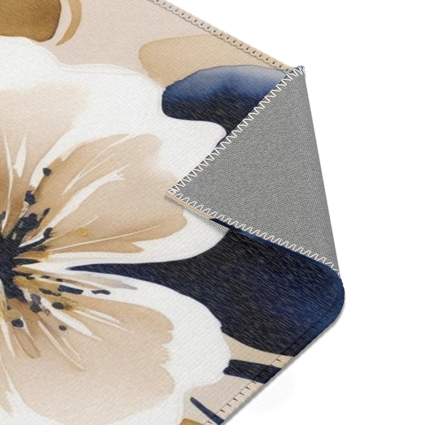 Abstract Floral Area Rugs