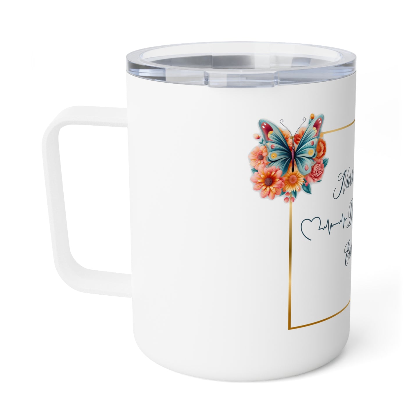 Nurses Make a Difference 2 Insulated Coffee Mug, 10oz