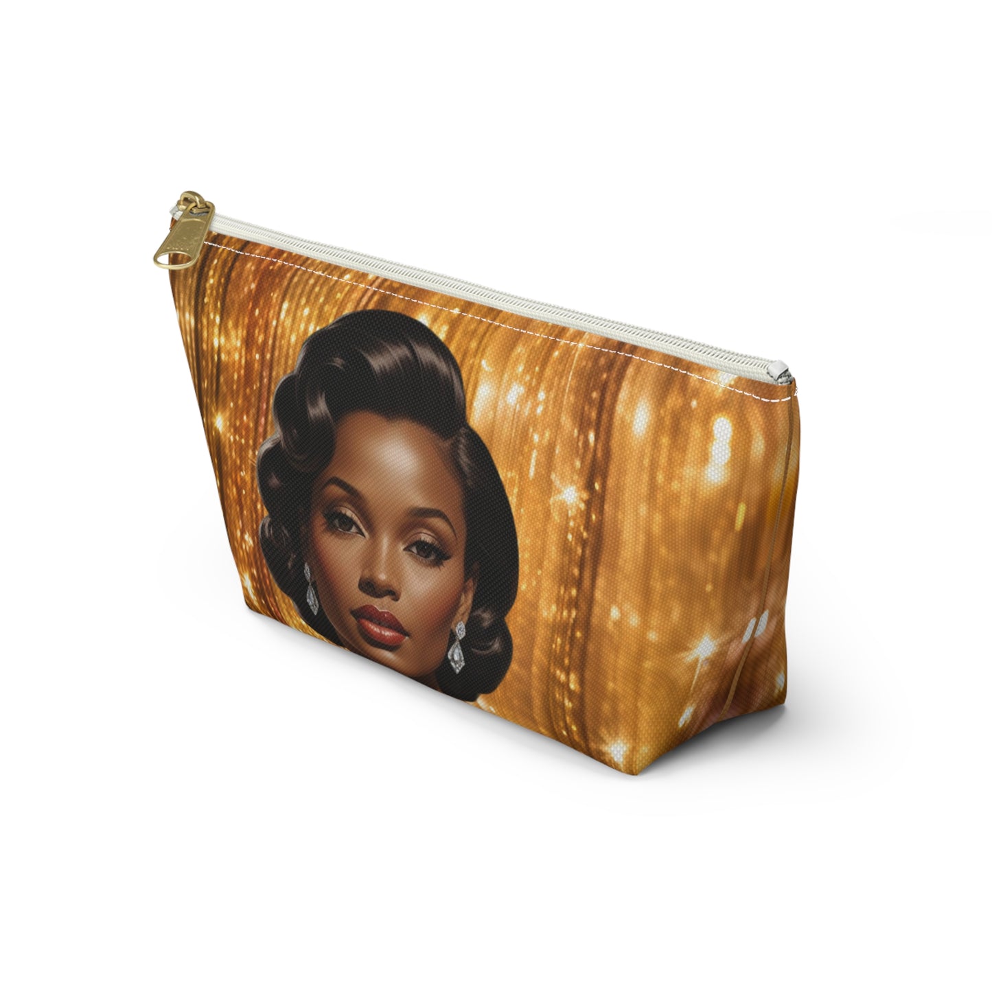 Retro Glam Girl "Diana" Accessory Pouch w T-bottom