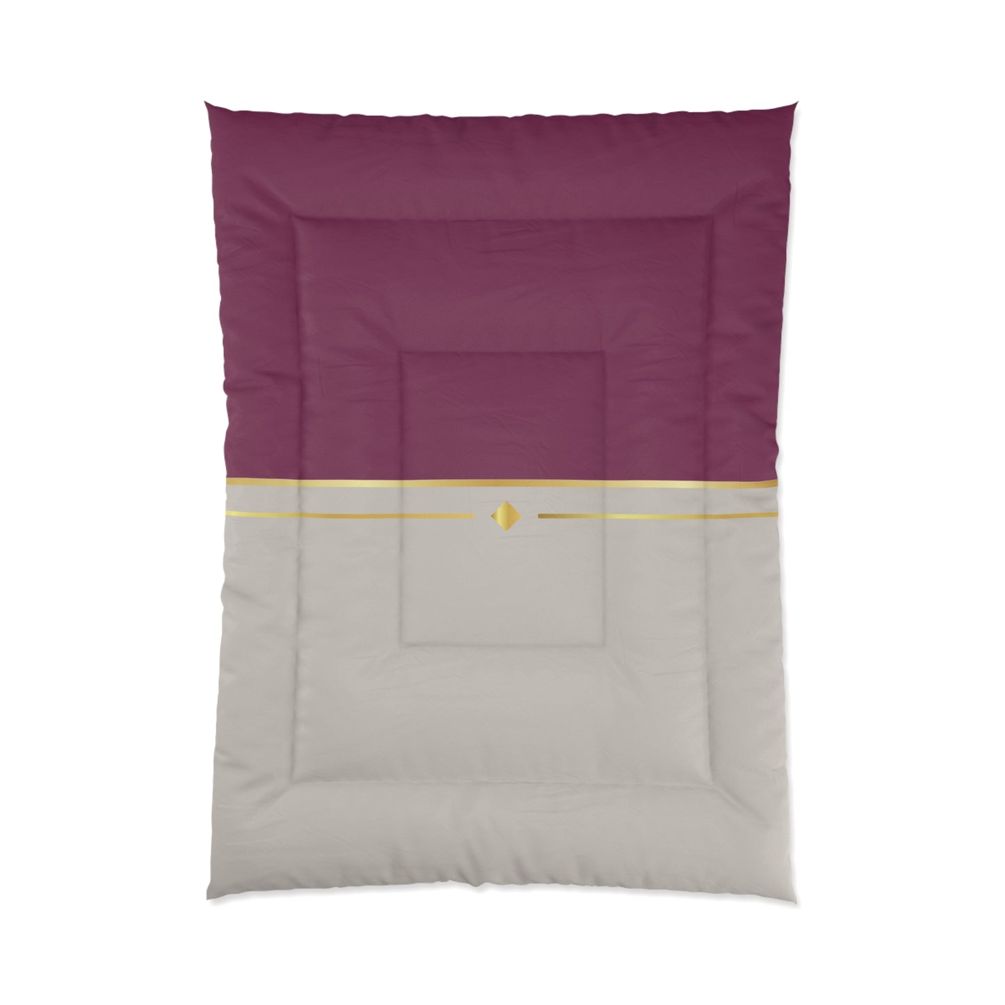 Fuchsia and Taupe Haven Comforter