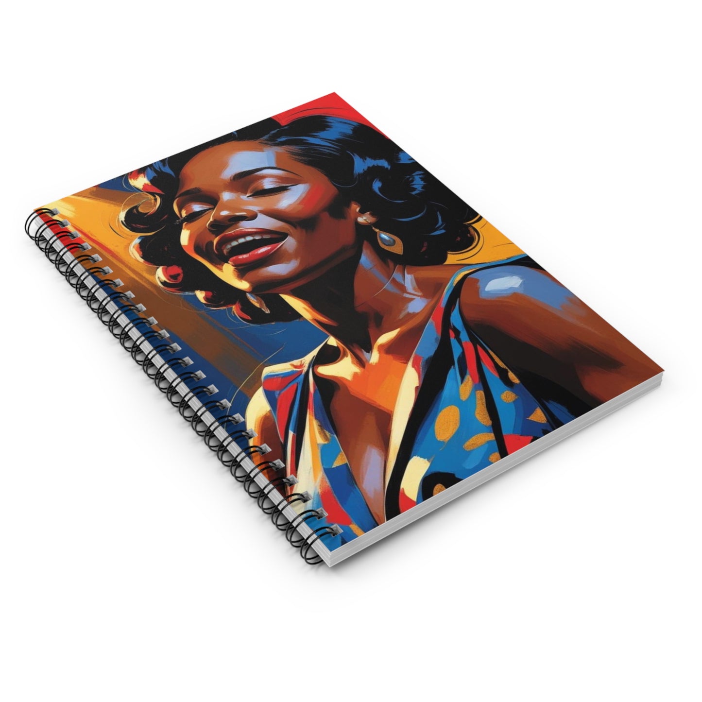 Jazz Songstress Spiral Notebook - Ruled Line