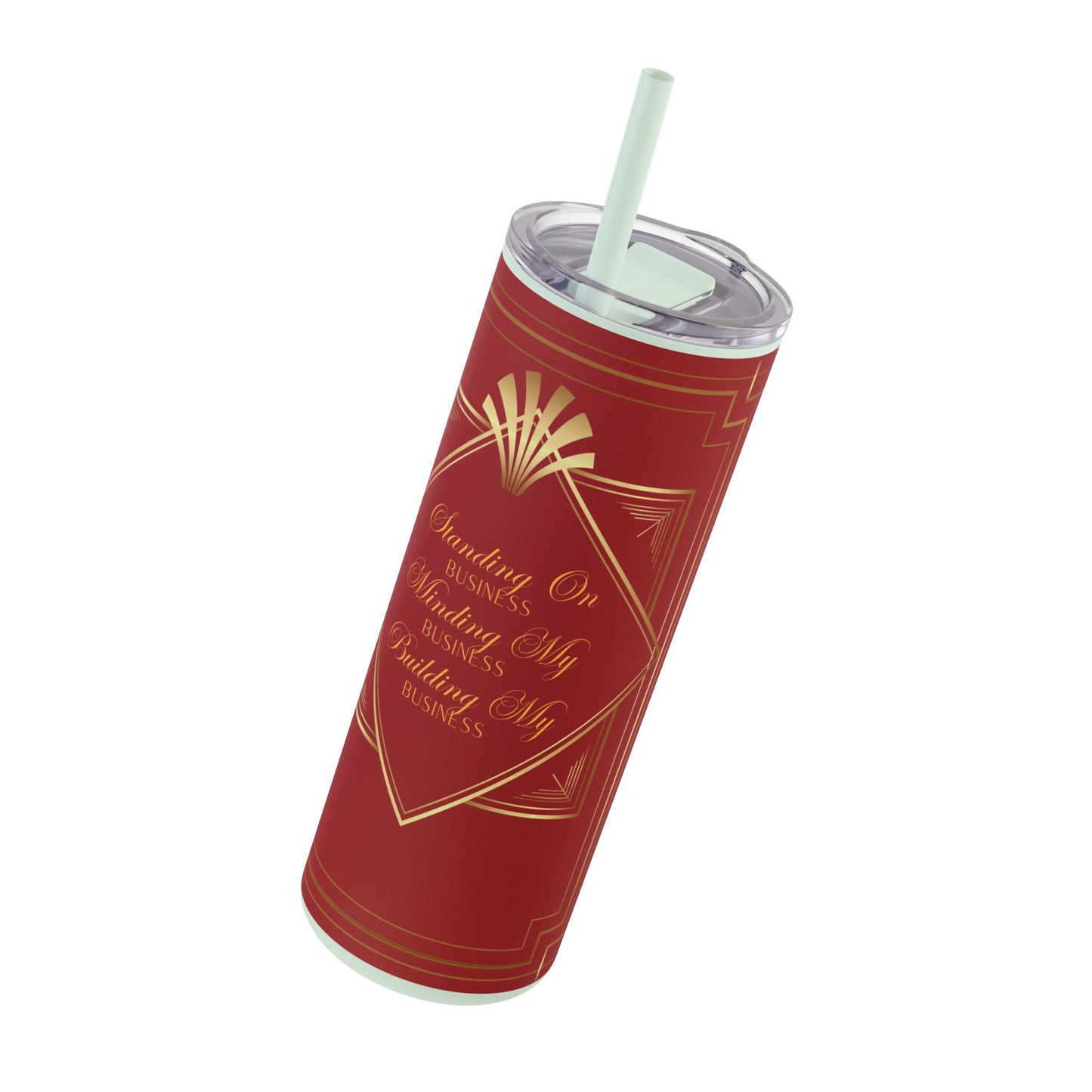 Business 2 (Red) Maars Maker Skinny Matte Tumbler, 20oz