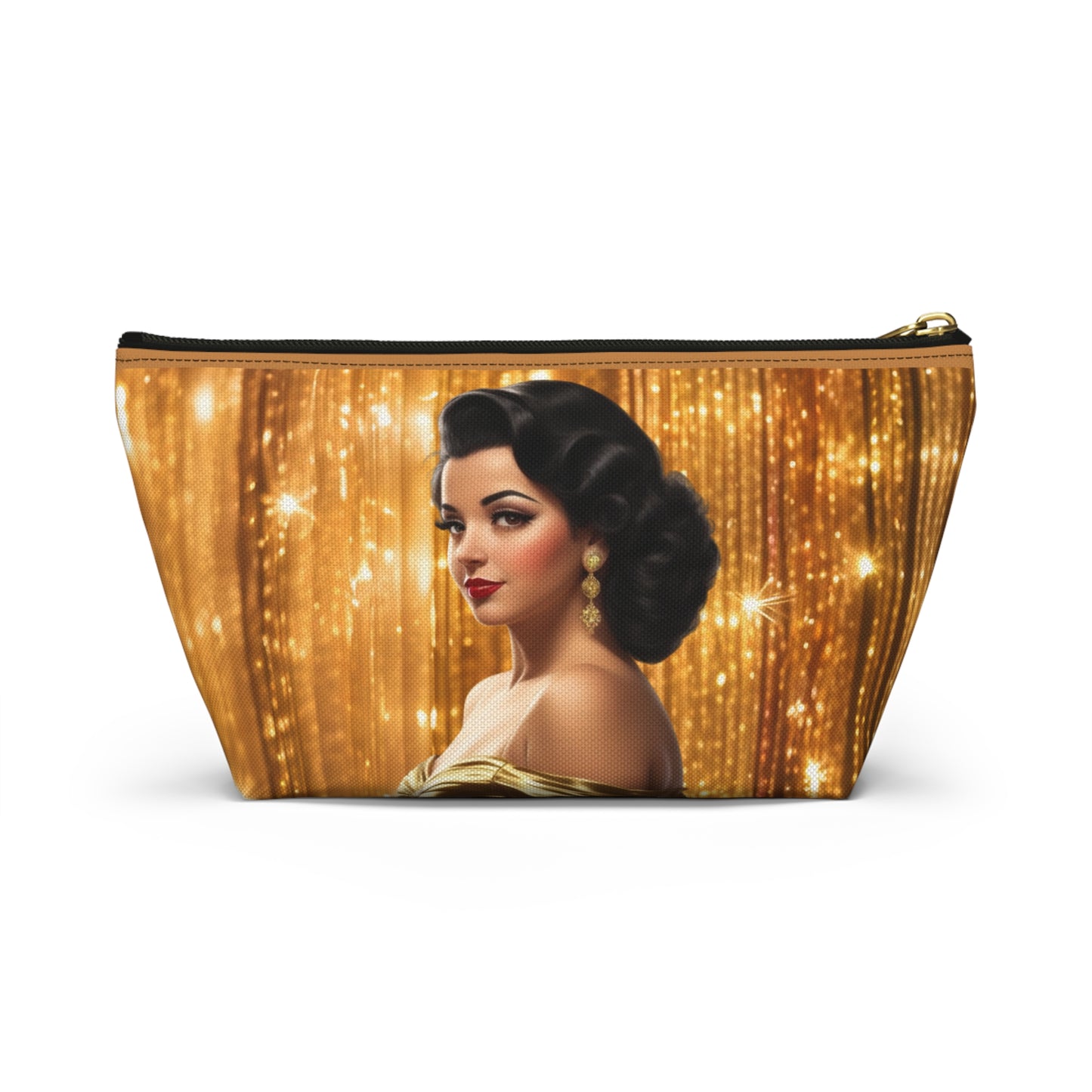 Retro Glam Girl "Ana Maria" Accessory Pouch w T-bottom
