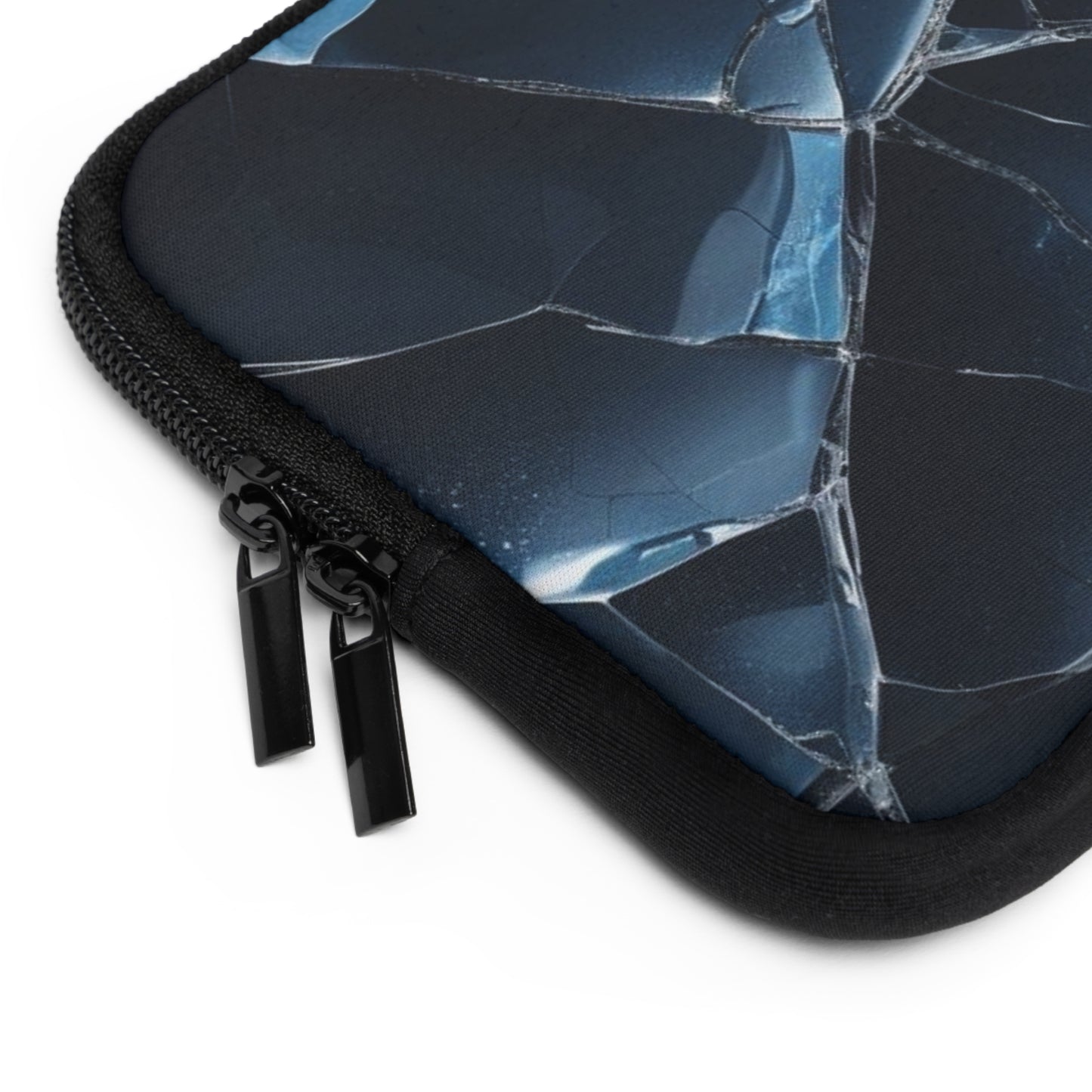 Crack'd (Dark Blue) Laptop Sleeve