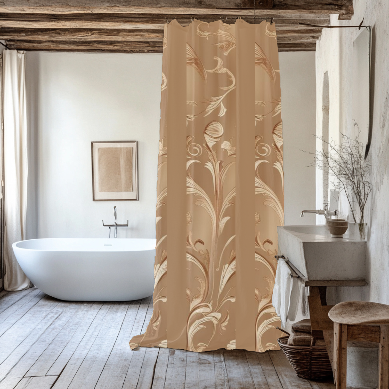 Mocha Bliss Shower Curtains