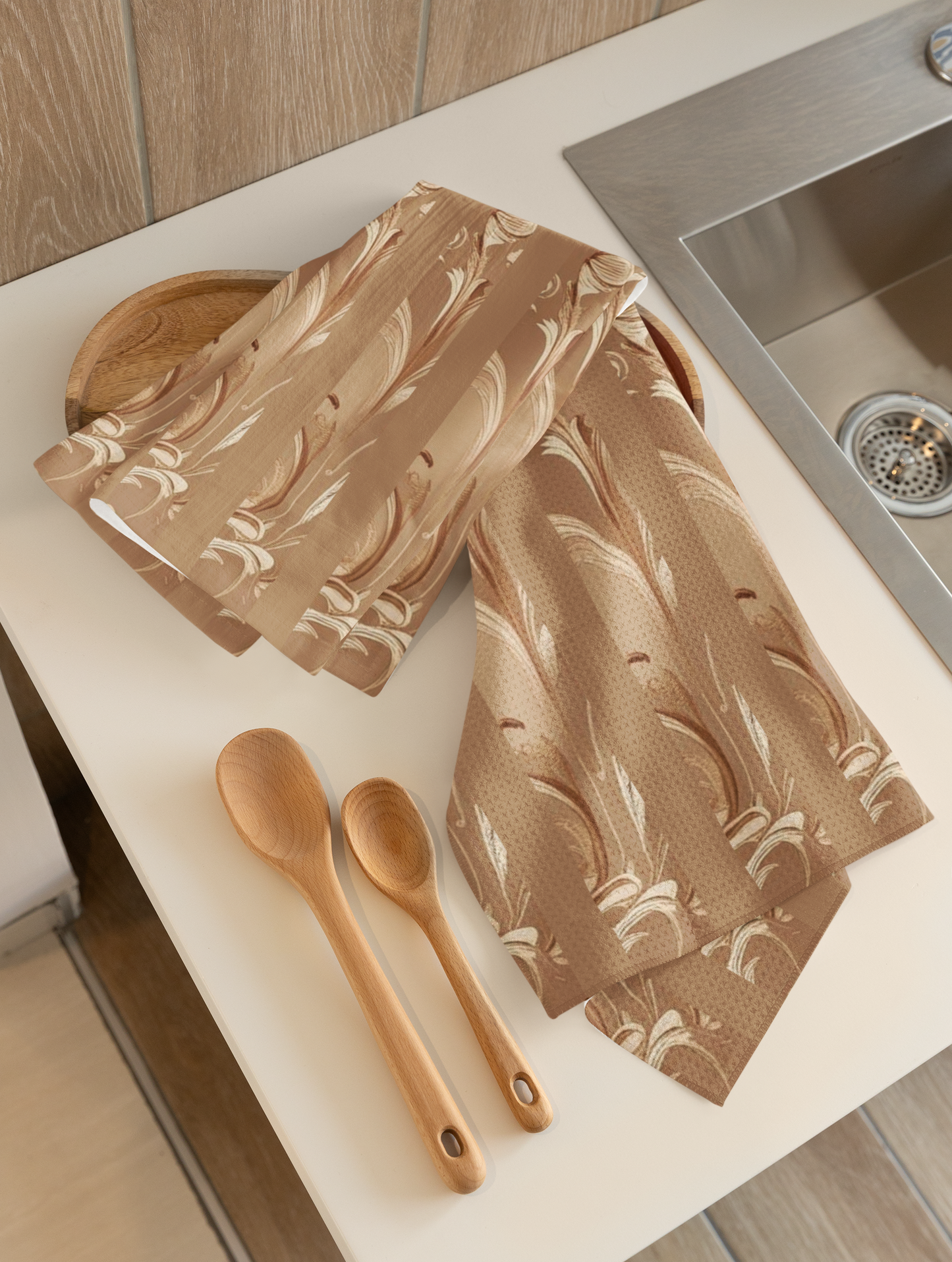 Mocha Bliss Tea Towels (cotton, poly)