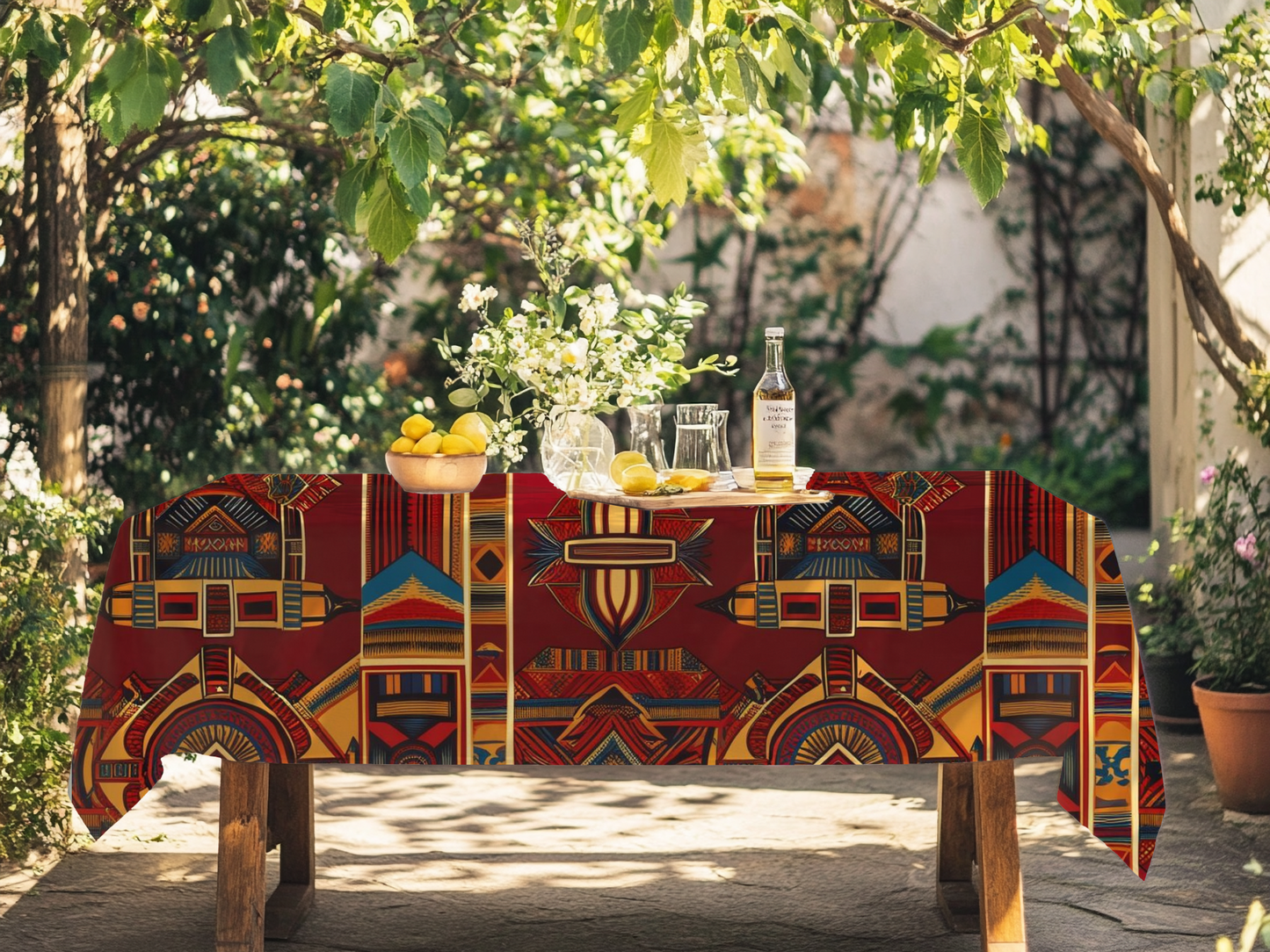 African Canvas 1 Tablecloths 2