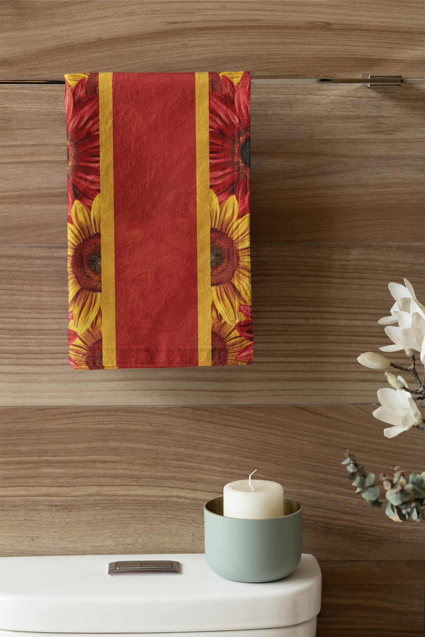 Crimson Gold Polycotton Towel