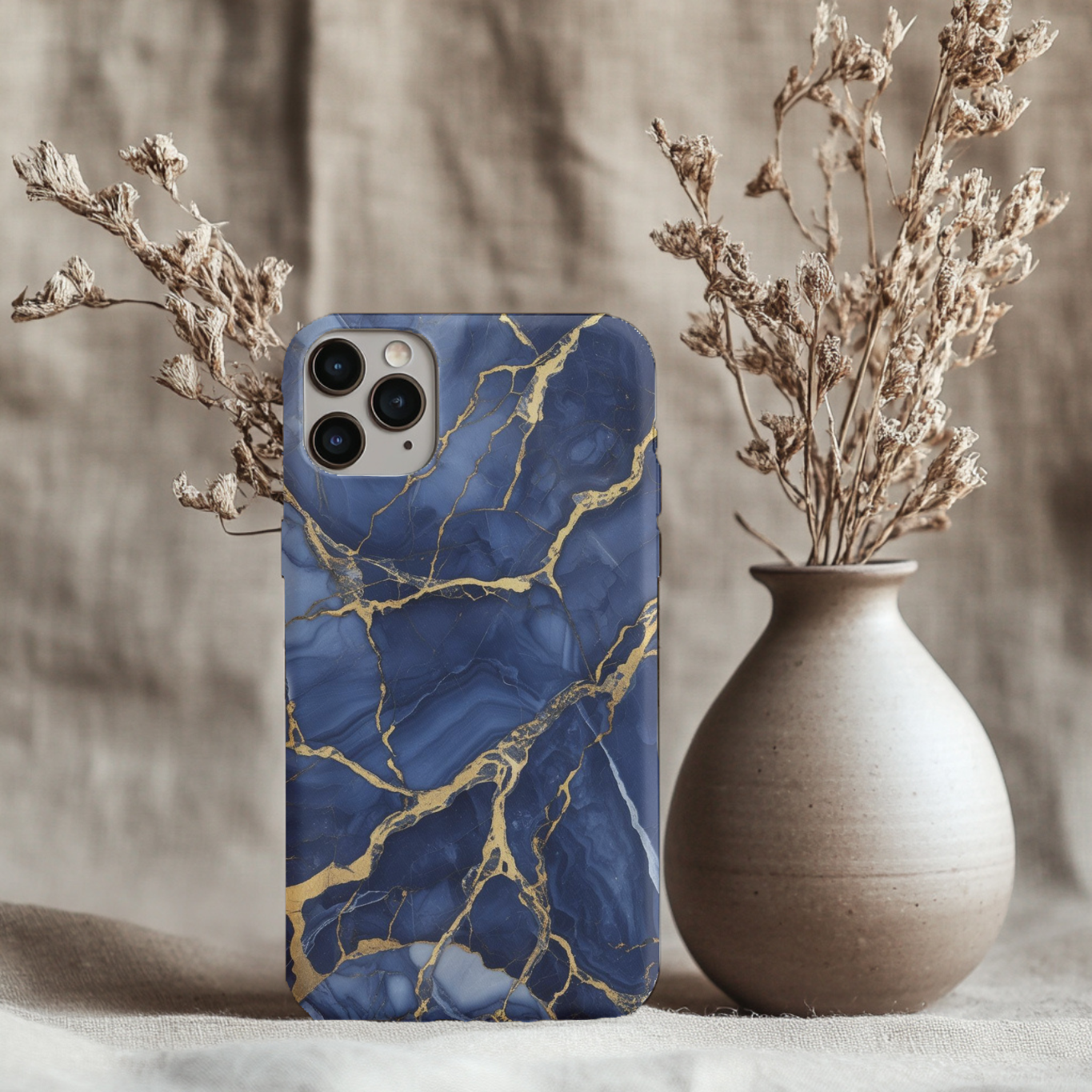 Indigo Marble Tough Cases