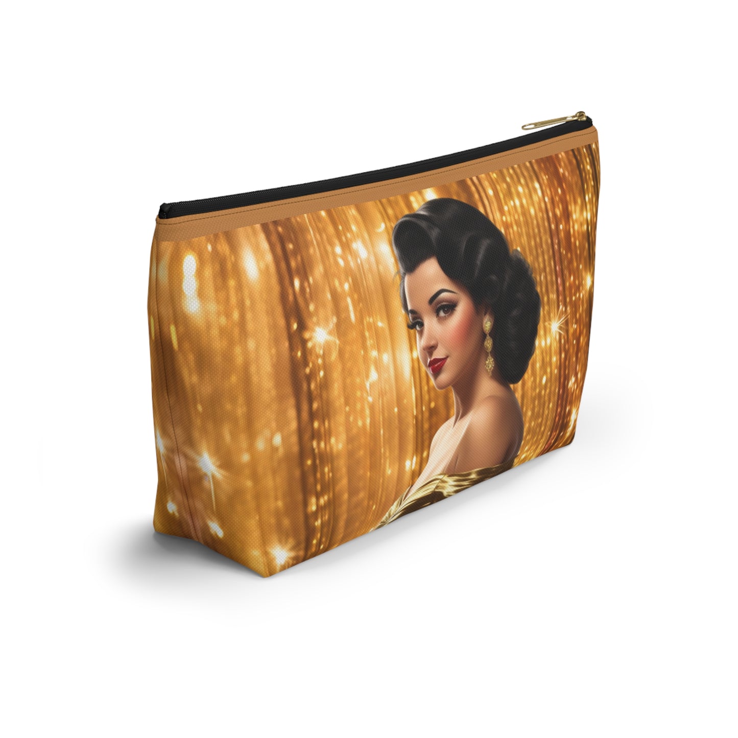 Retro Glam Girl "Ana Maria" Accessory Pouch w T-bottom