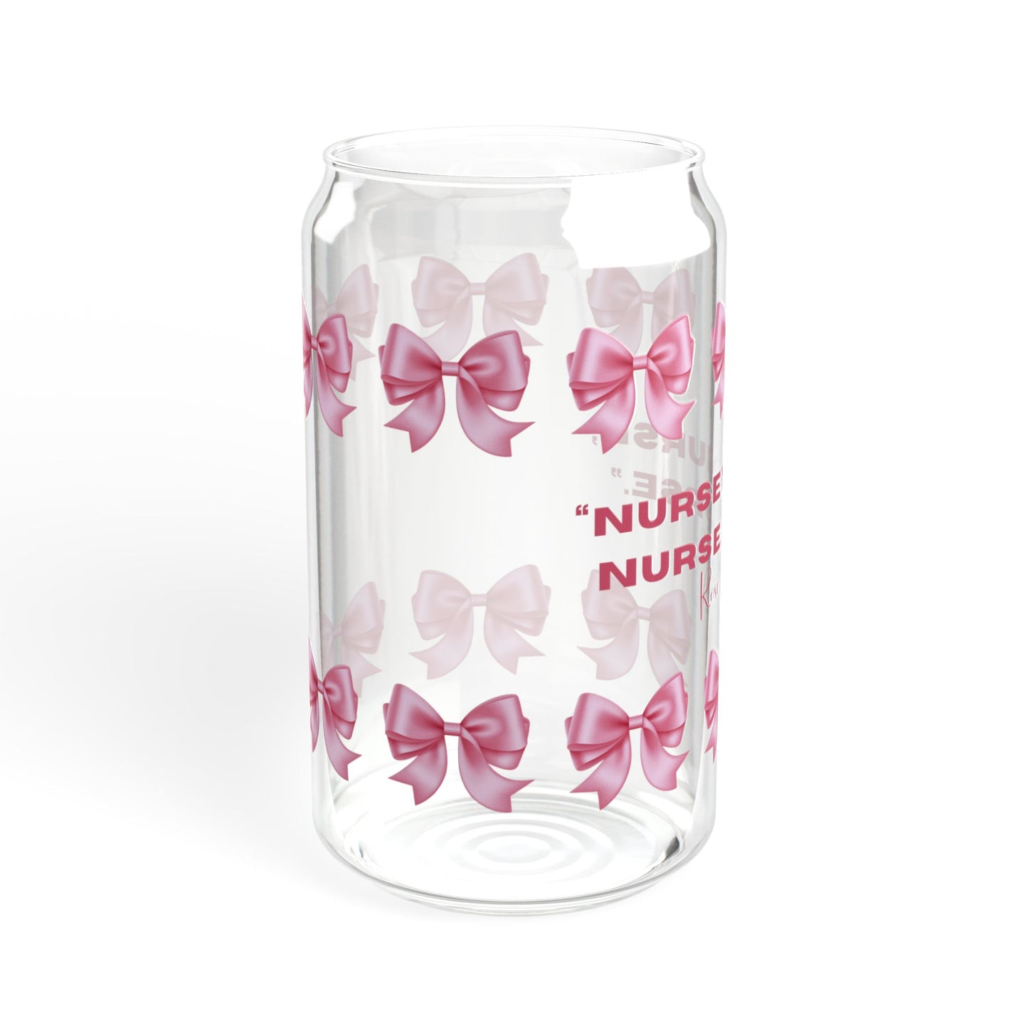 Nursey Nurse Sipper Glass, 16oz
