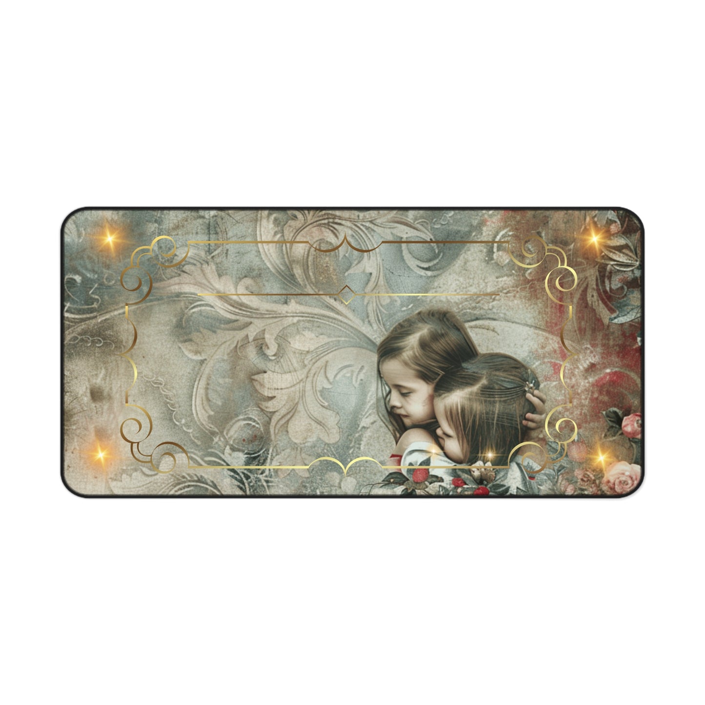 Charming Embrace Desk Mat