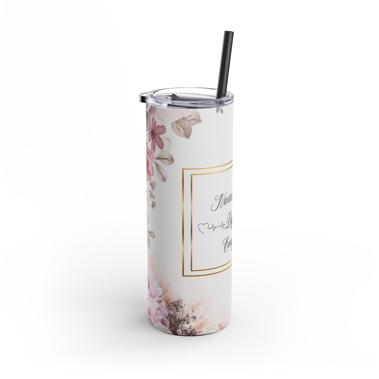 Nurses Make a Difference Maars Maker Skinny Matte Tumbler, 20oz