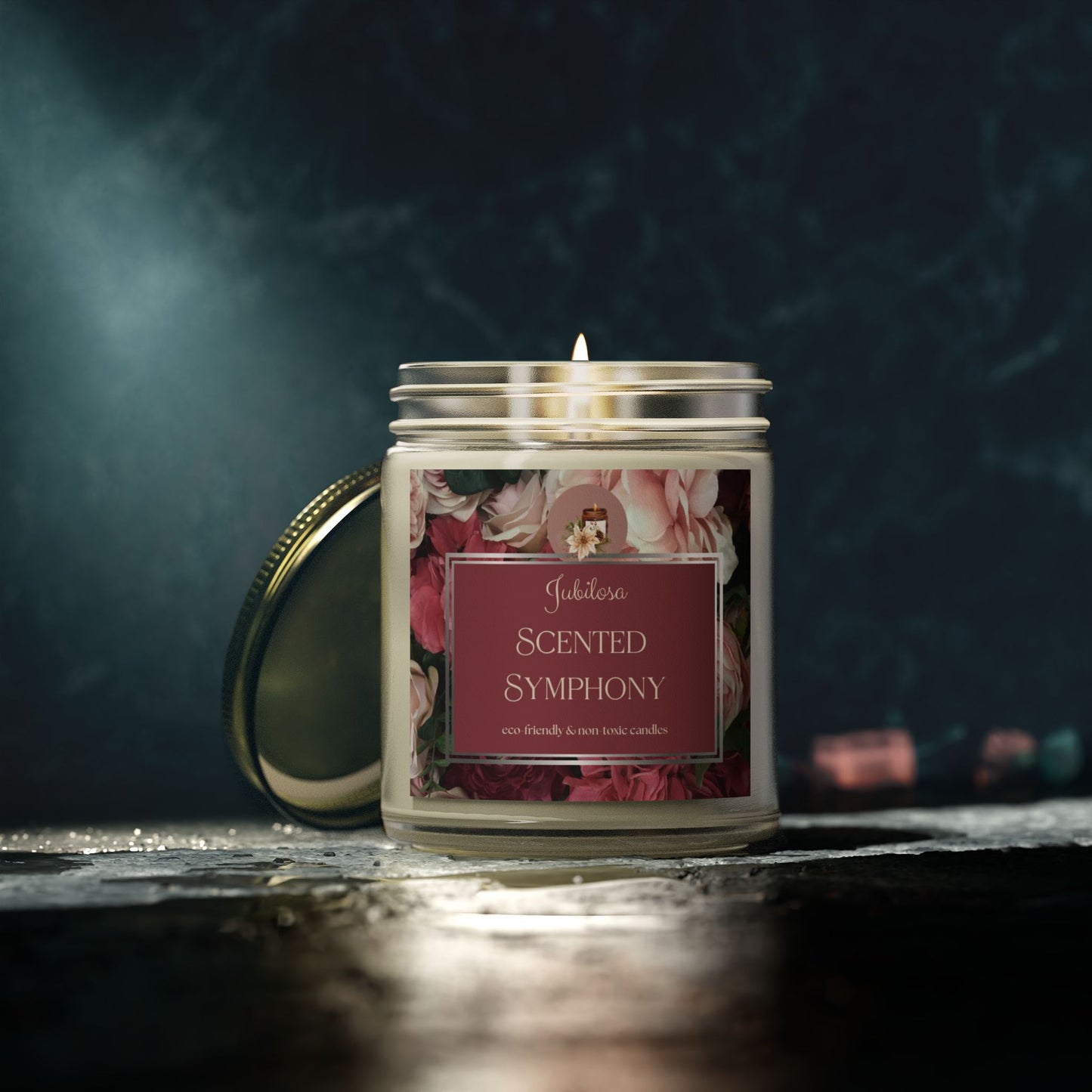 Scented Symphony Coconut Apricot Candle Collection (4oz, 9oz)