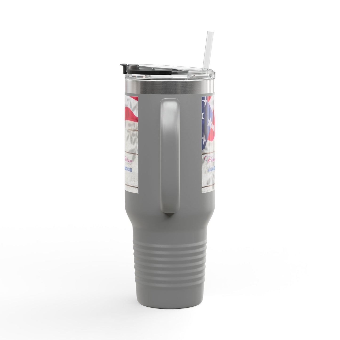 Woman Veteran...Insulated Travel Mug, 40oz