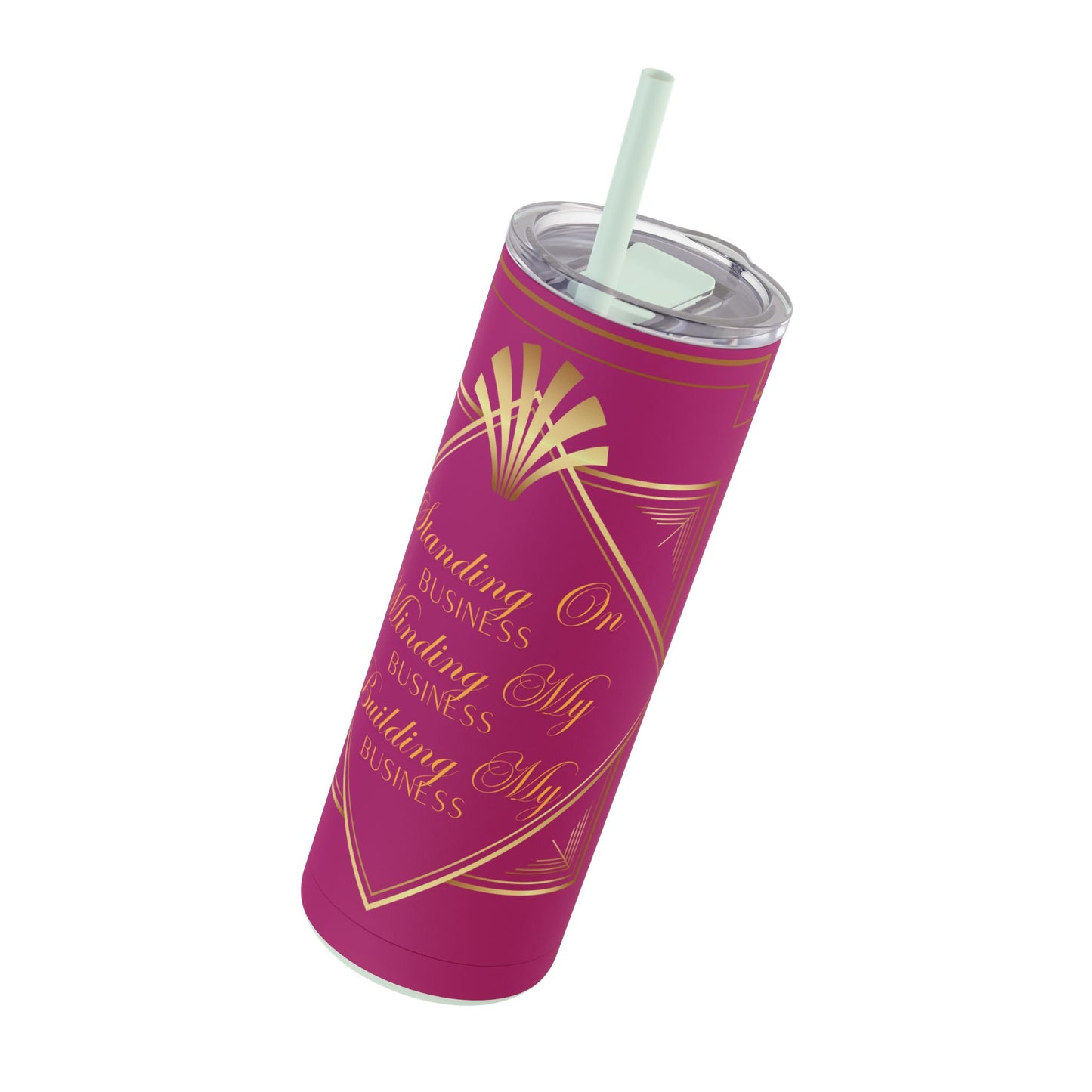 Business 2 (Pink) Maars Maker Skinny Matte Tumbler, 20oz