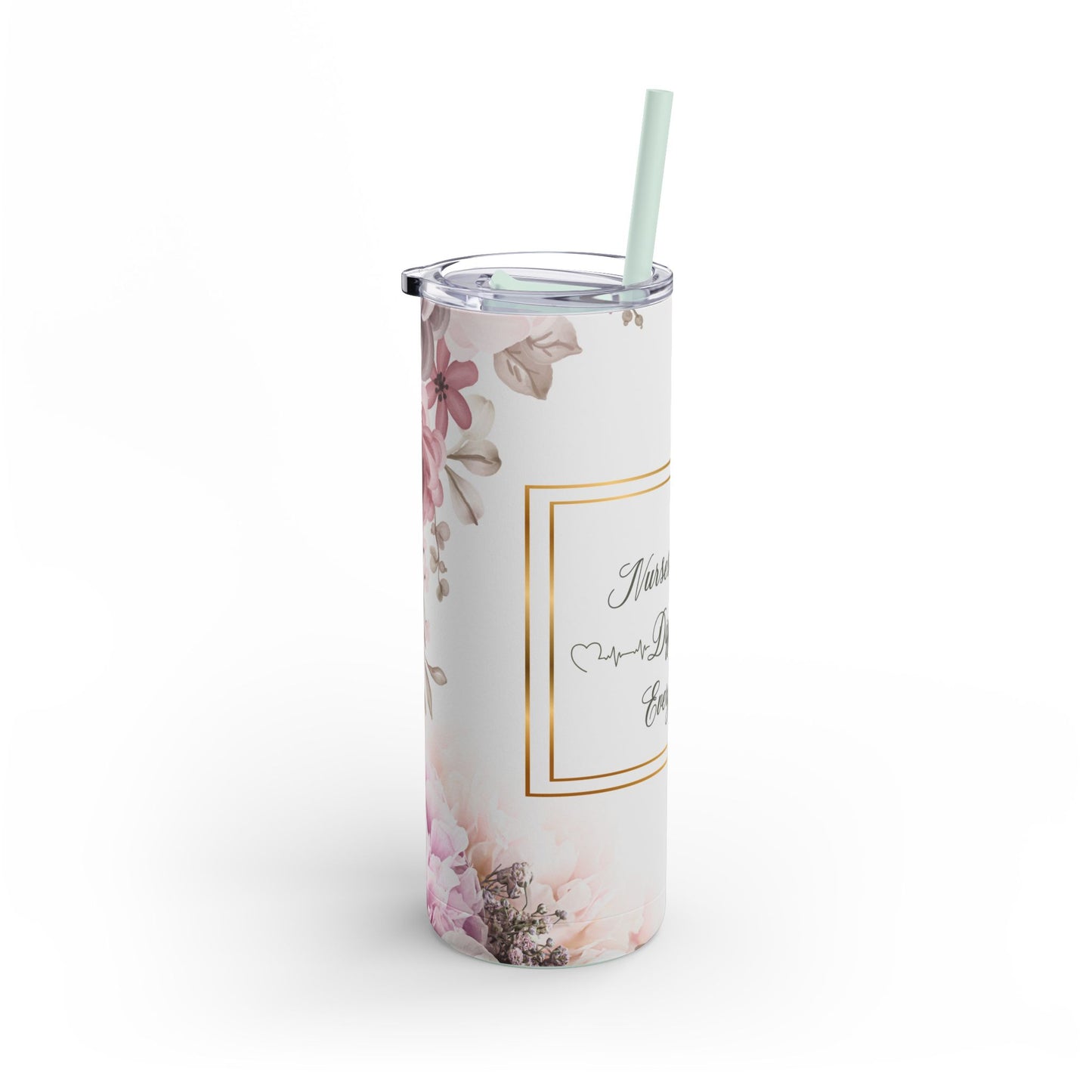 Nurses Make a Difference Maars Maker Skinny Matte Tumbler, 20oz