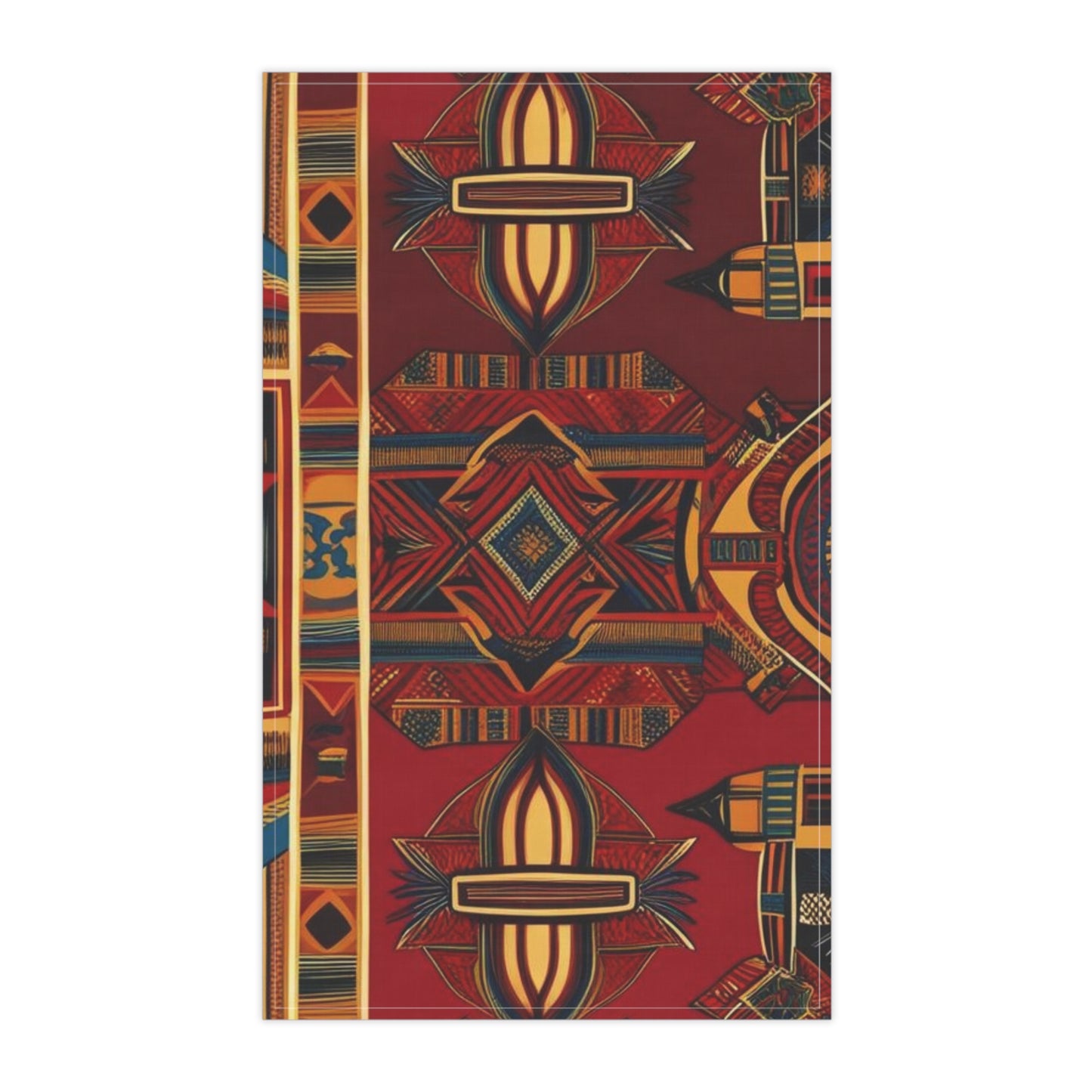 African Canvas 1 Tea Towels (cotton, poly)