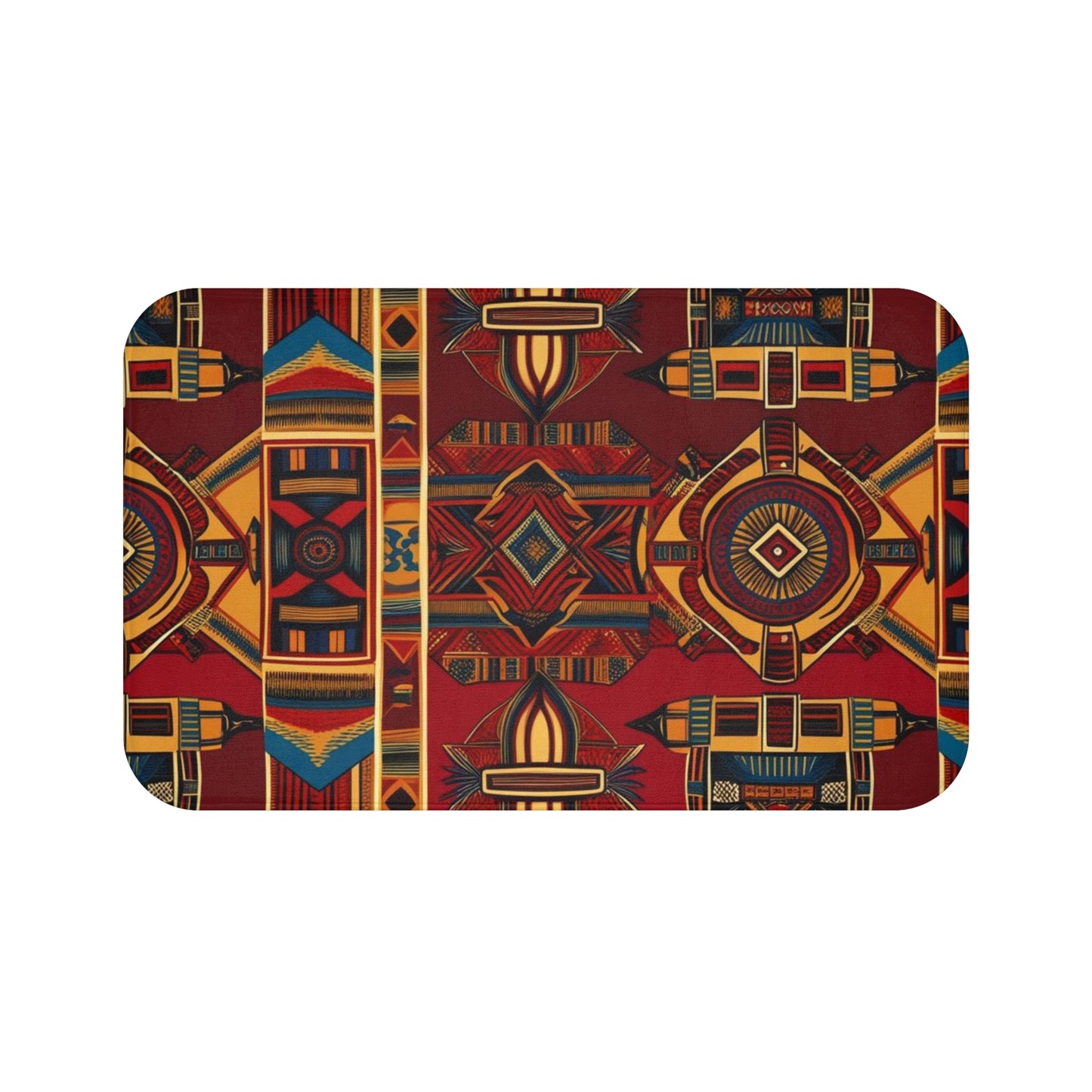 African Canvas Bathmat