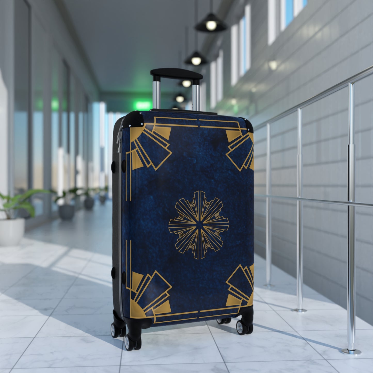 Midnight Luxe (Cobalt Blue) Suitcase
