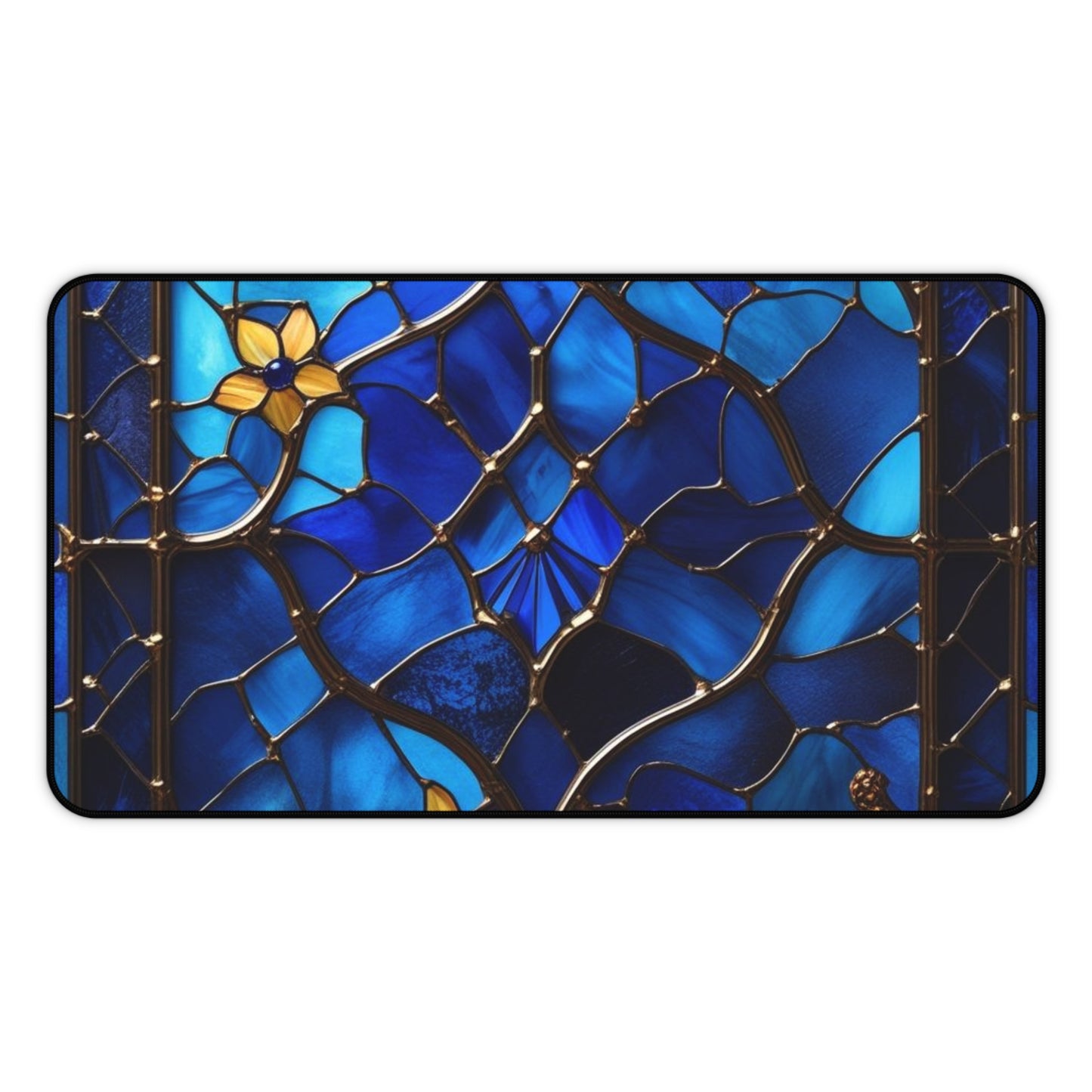 Sapphire Radiance Desk Mat