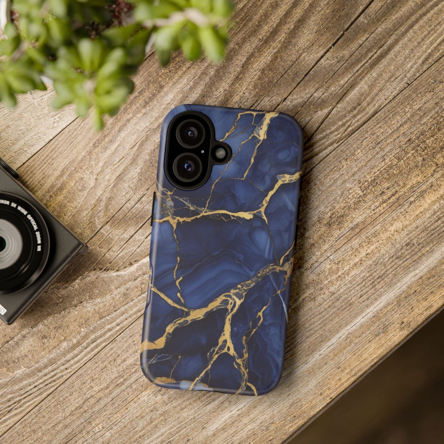 Indigo Marble Tough Cases