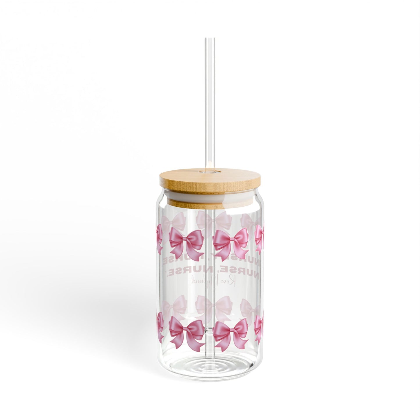 Nursey Nurse Sipper Glass, 16oz