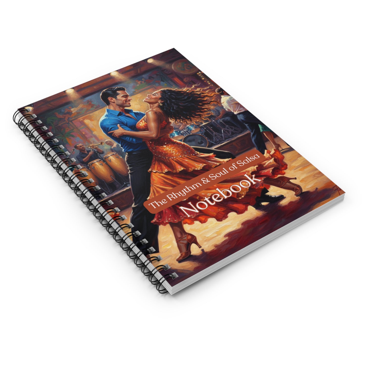 The Rhythm & Soul of Salsa Spiral Notebook - Ruled Line