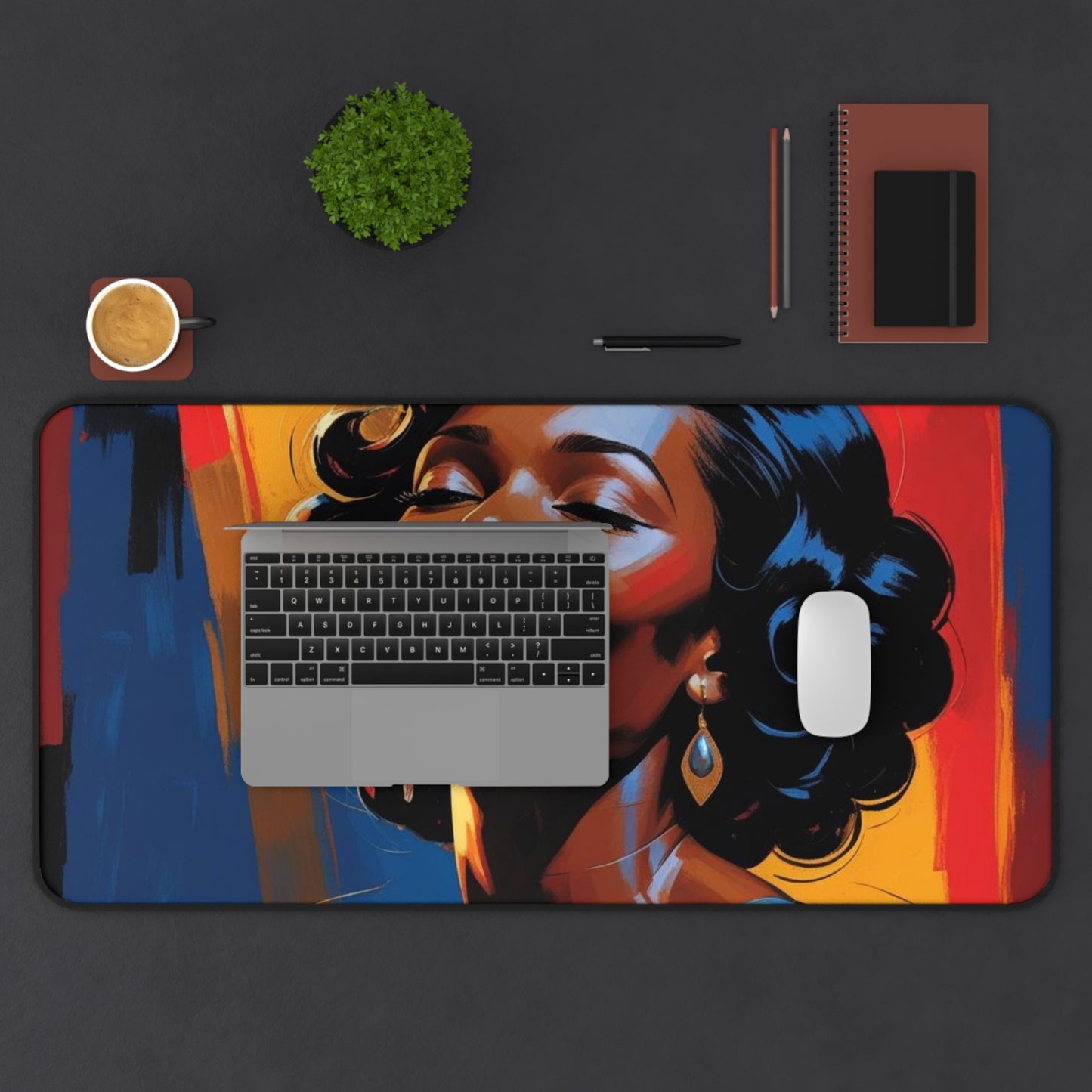 Jazz Songstress Desk Mat