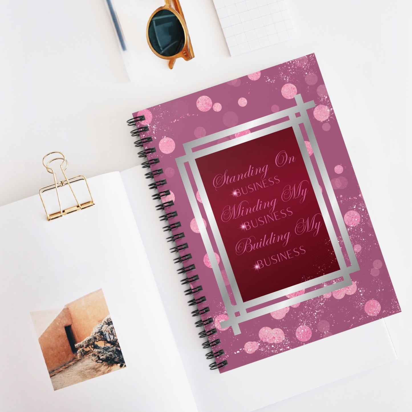Business Spiral Notebook - Ruled Line