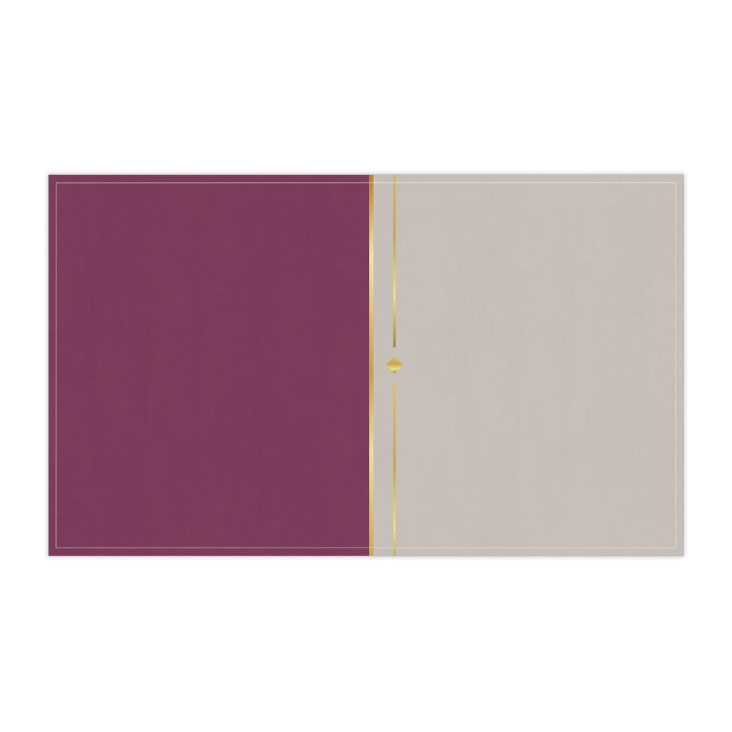 Fuchsia and Taupe Haven Tea Towels (cotton, poly)