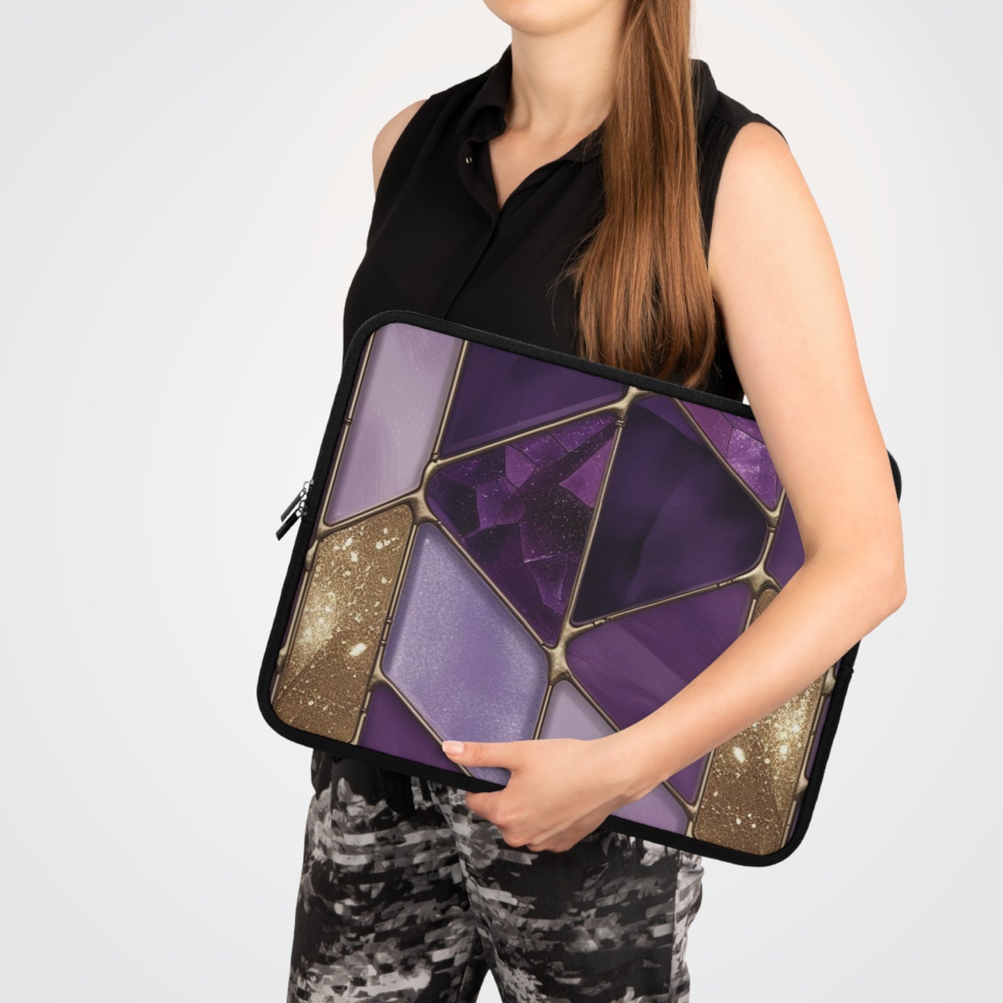 Amethyst Mosaic Laptop Sleeve