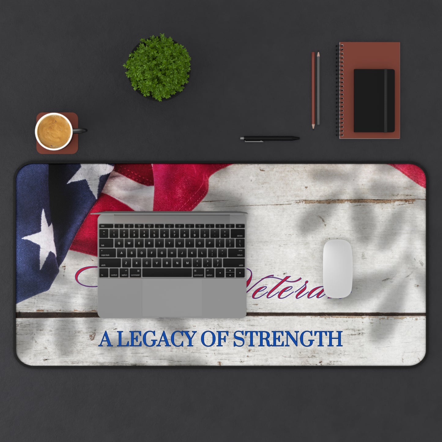 Woman Veteran Desk Mat