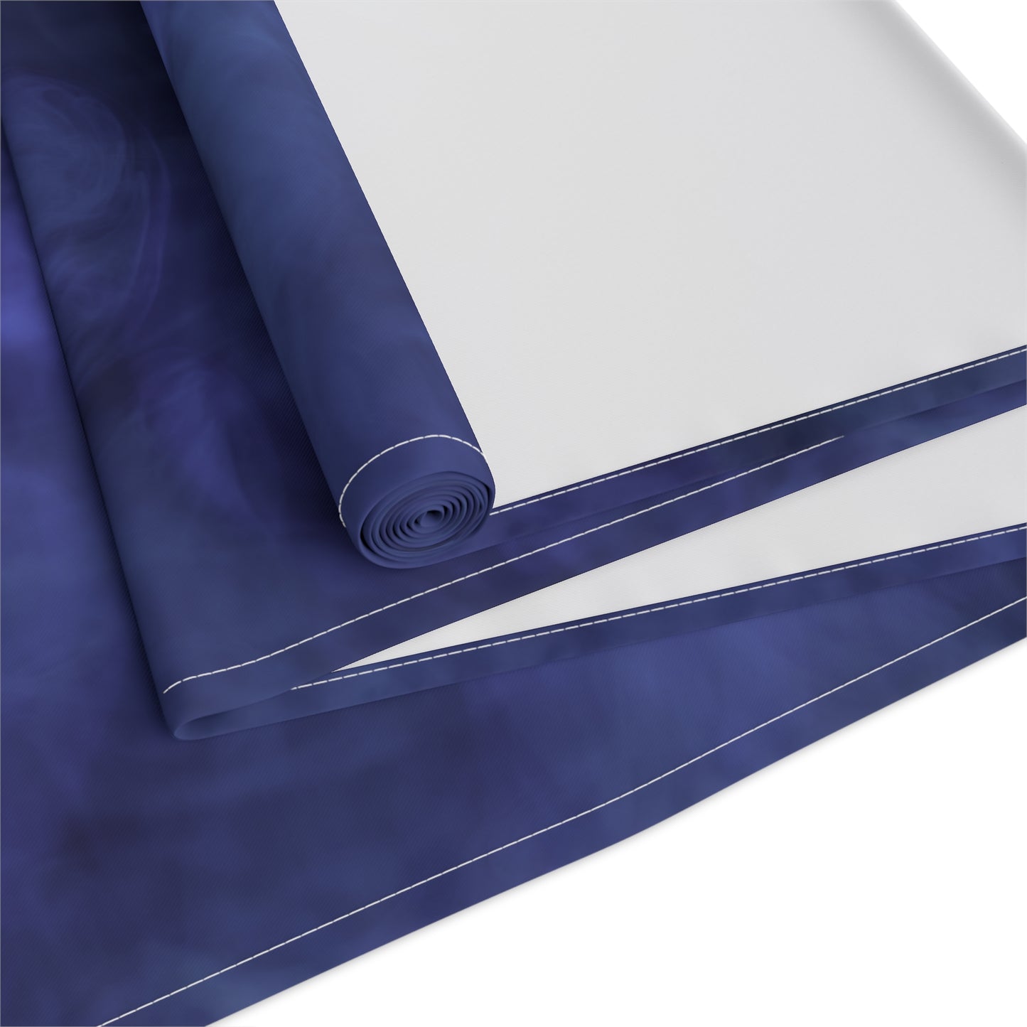 A Kind of Smoky Blue Table Runner (Cotton, Poly)