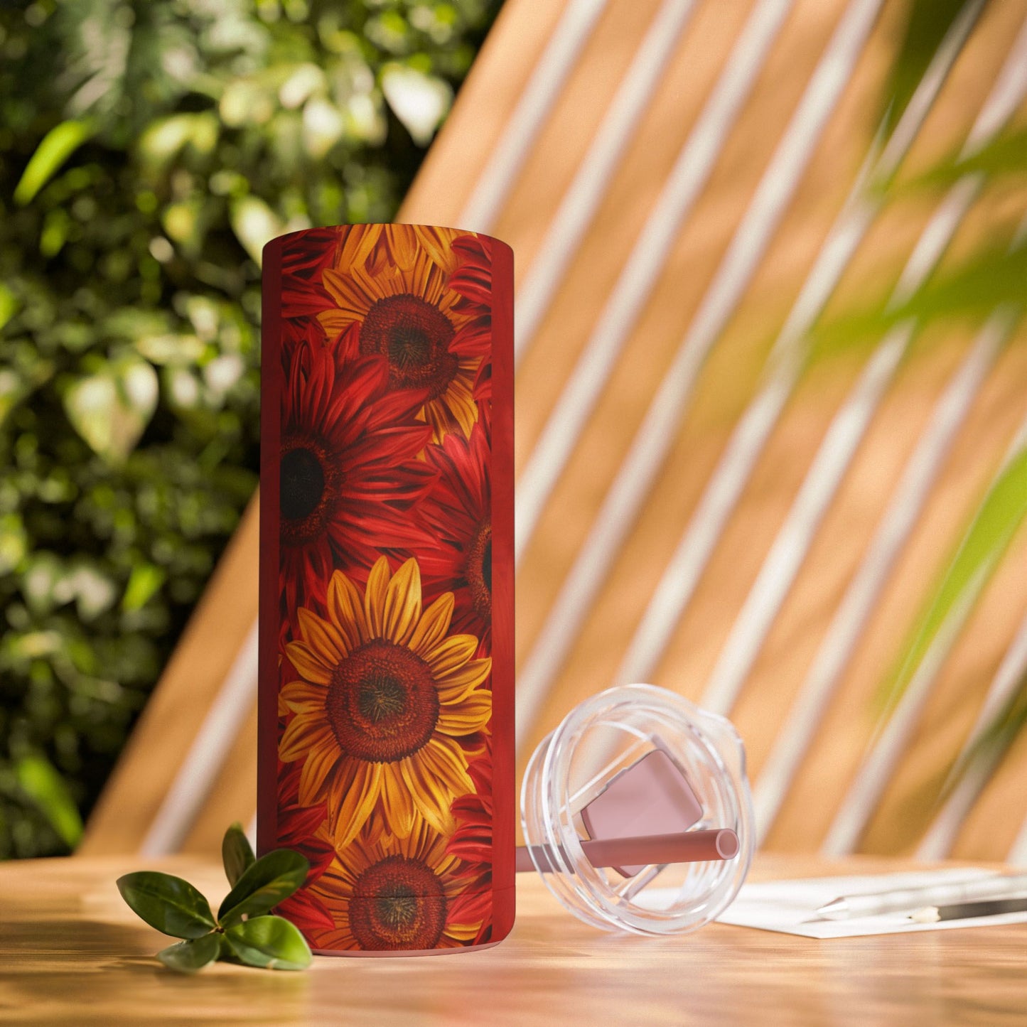 Crimson Gold Maars Maker Skinny Matte Tumbler, 20oz
