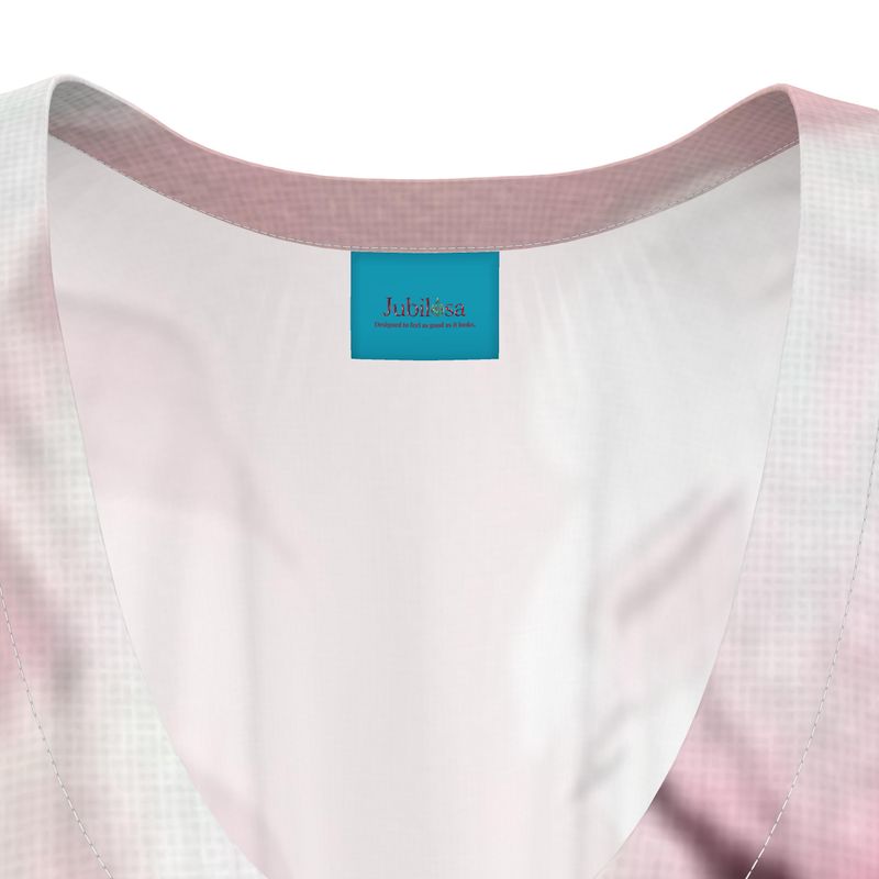 Pink & White Floral Kaftan