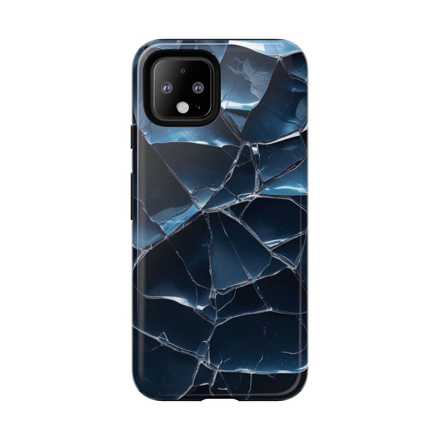 Crack'd (Dark Blue) Tough Cases