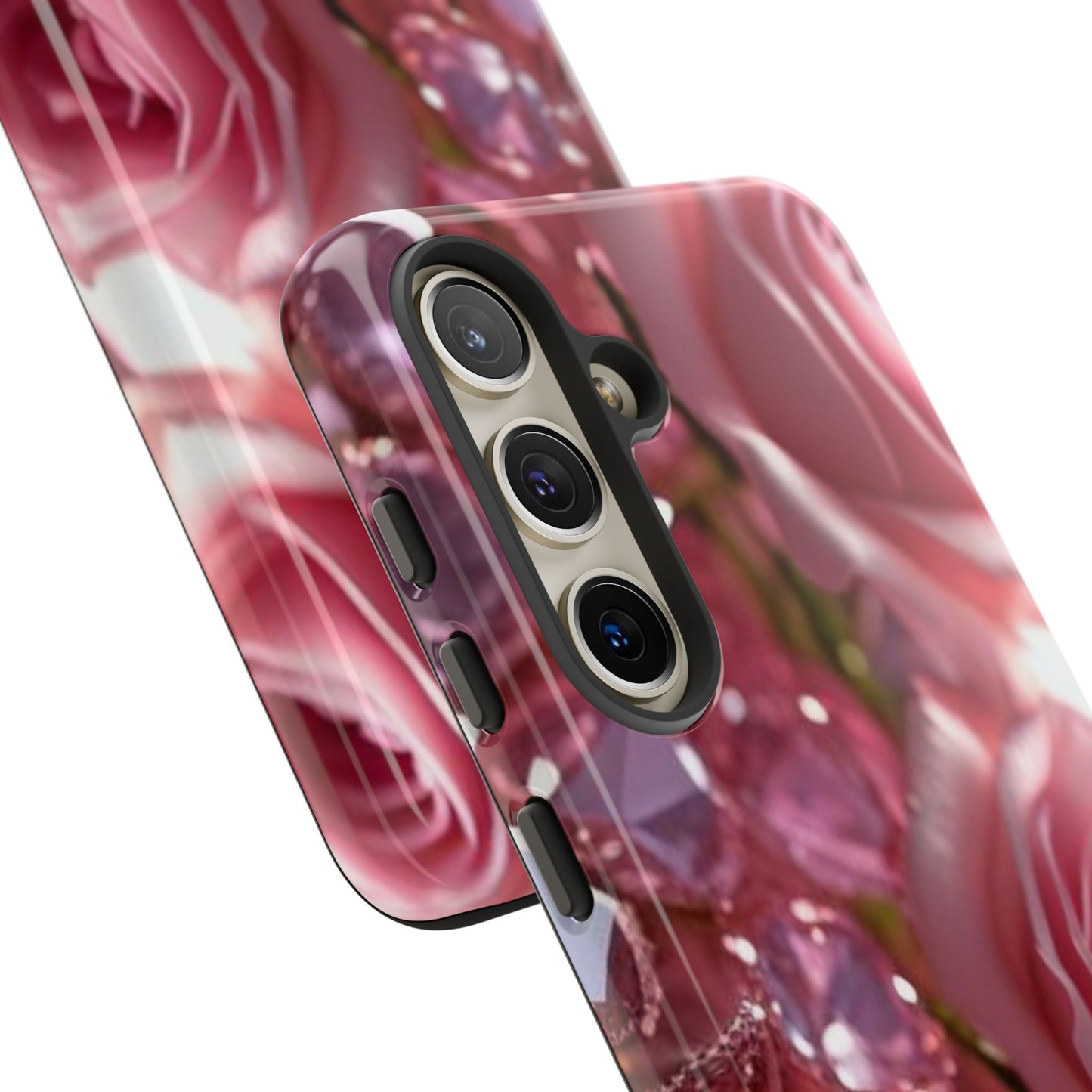 Pink Diamonds & Petals Tough Cases