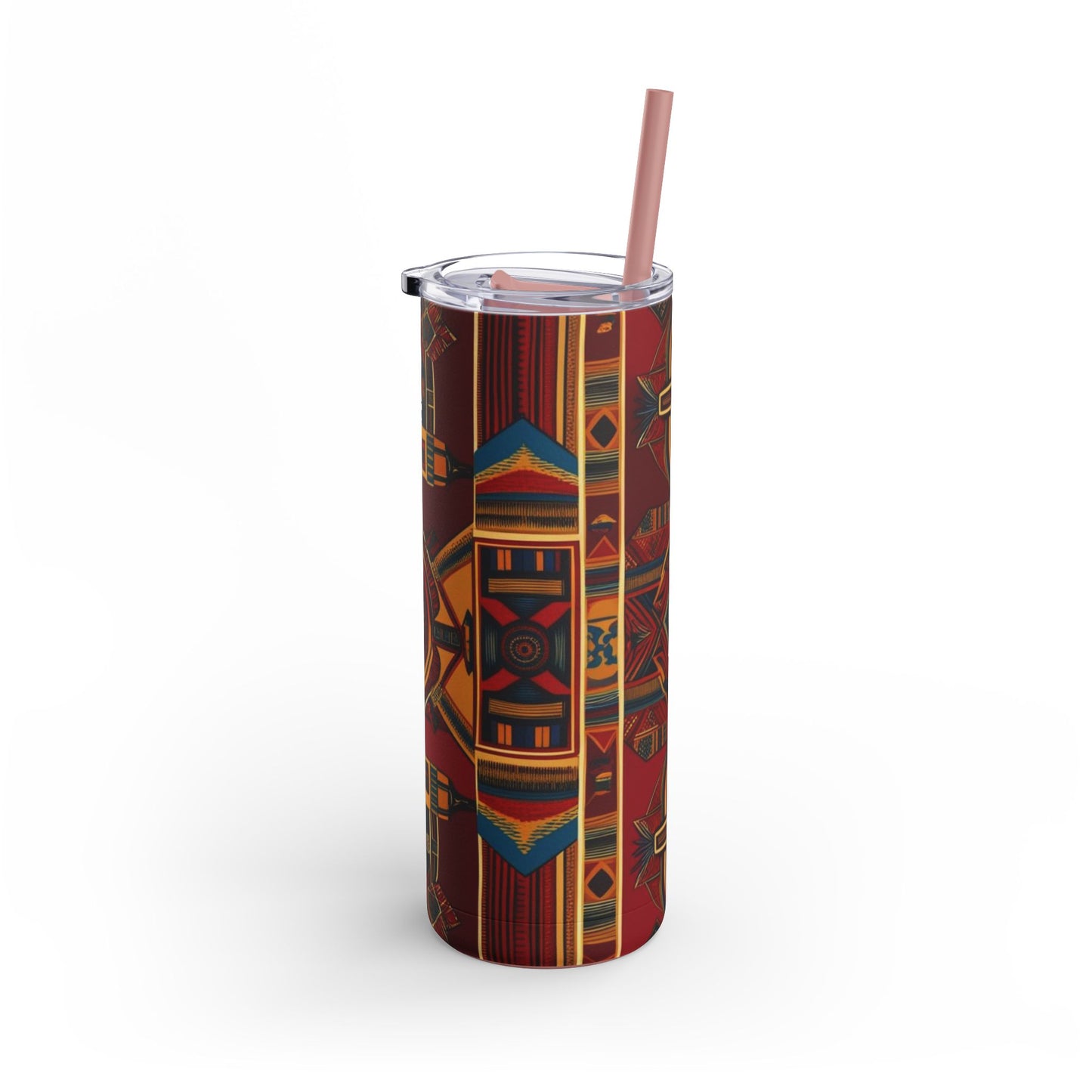 African Canvas 1 Maars Maker Skinny Matte Tumbler, 20oz