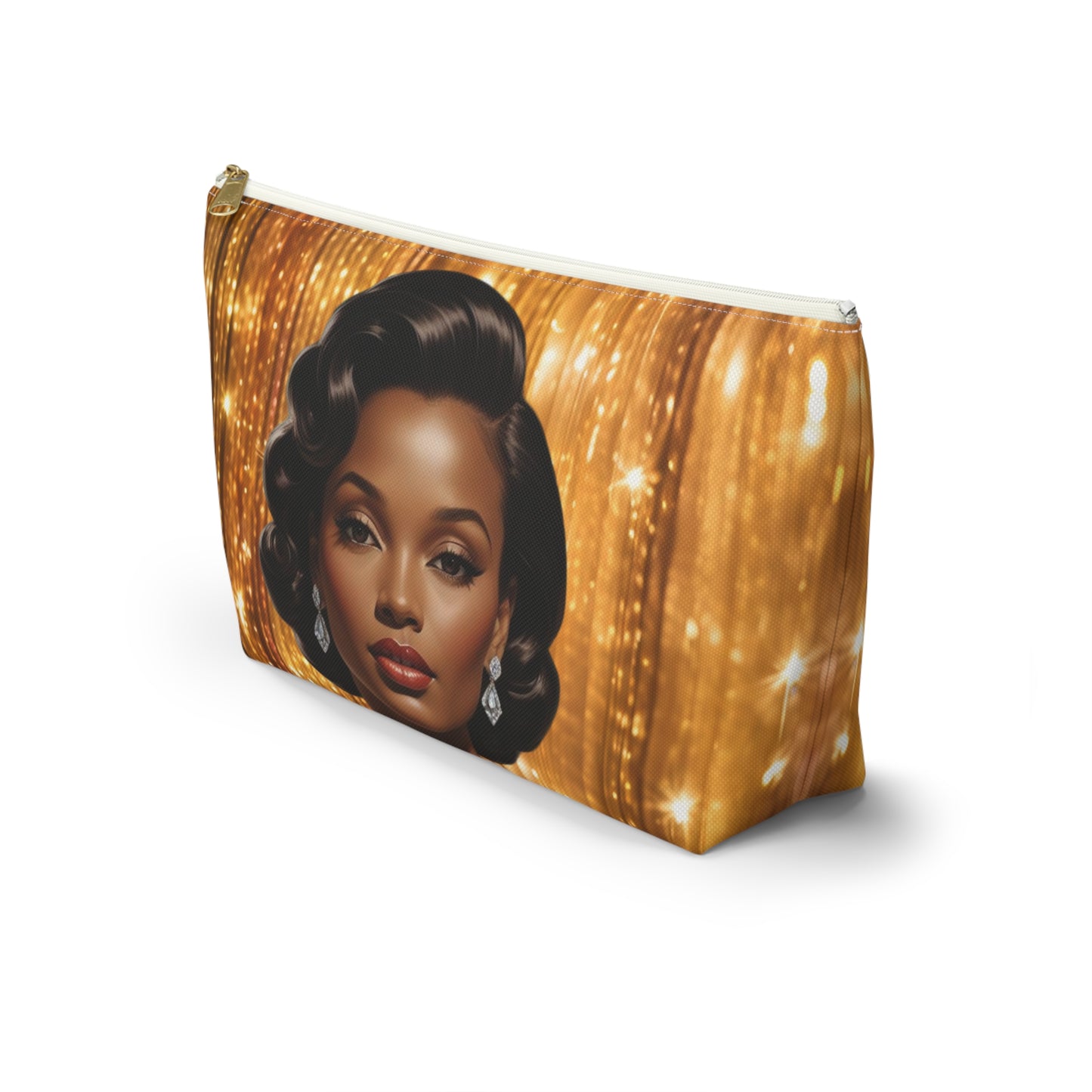 Retro Glam Girl "Diana" Accessory Pouch w T-bottom