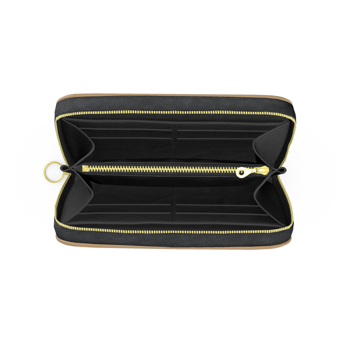 Sable Privée Leather Zip Wallet
